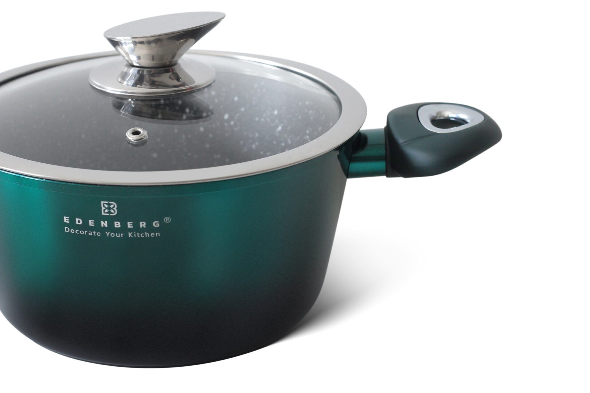 Edenberg Topf-Set Klassische schwarze Töpfe, in 4 verschiedenen Größen und in 4 Farben, Aluminium, Keramik (Gönnen Sie sich stilvolles Kochen auf höchstem Niveau – mit diesem eleganten Topfset, das Design, Qualität und Funktionalität perfekt vereint., 8-tlg., Zeitloses Design des Topfsets. Eine ideale Geschenkidee)