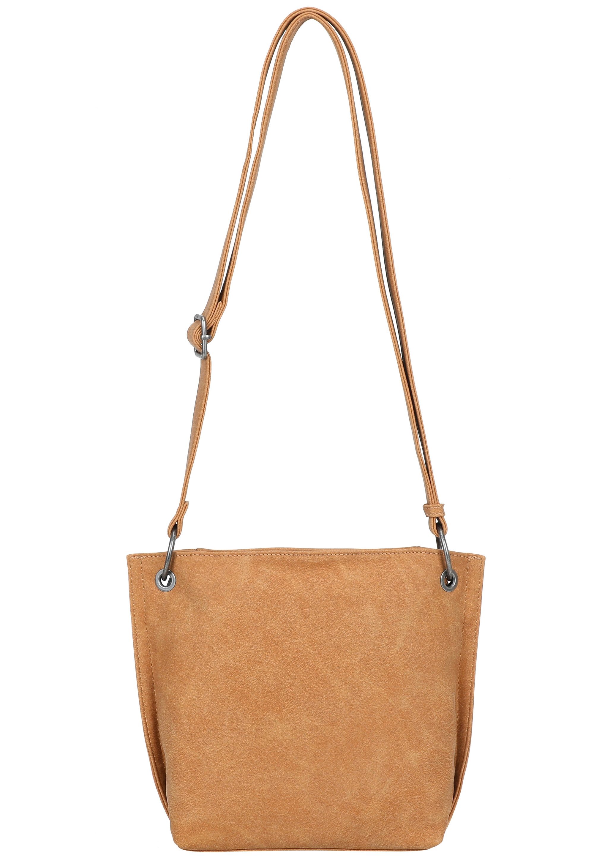 Fritzi aus Preußen Schultertasche Fritzi03 Limited Happy Flocked Jive Soft Berry, mit moderner Flockung