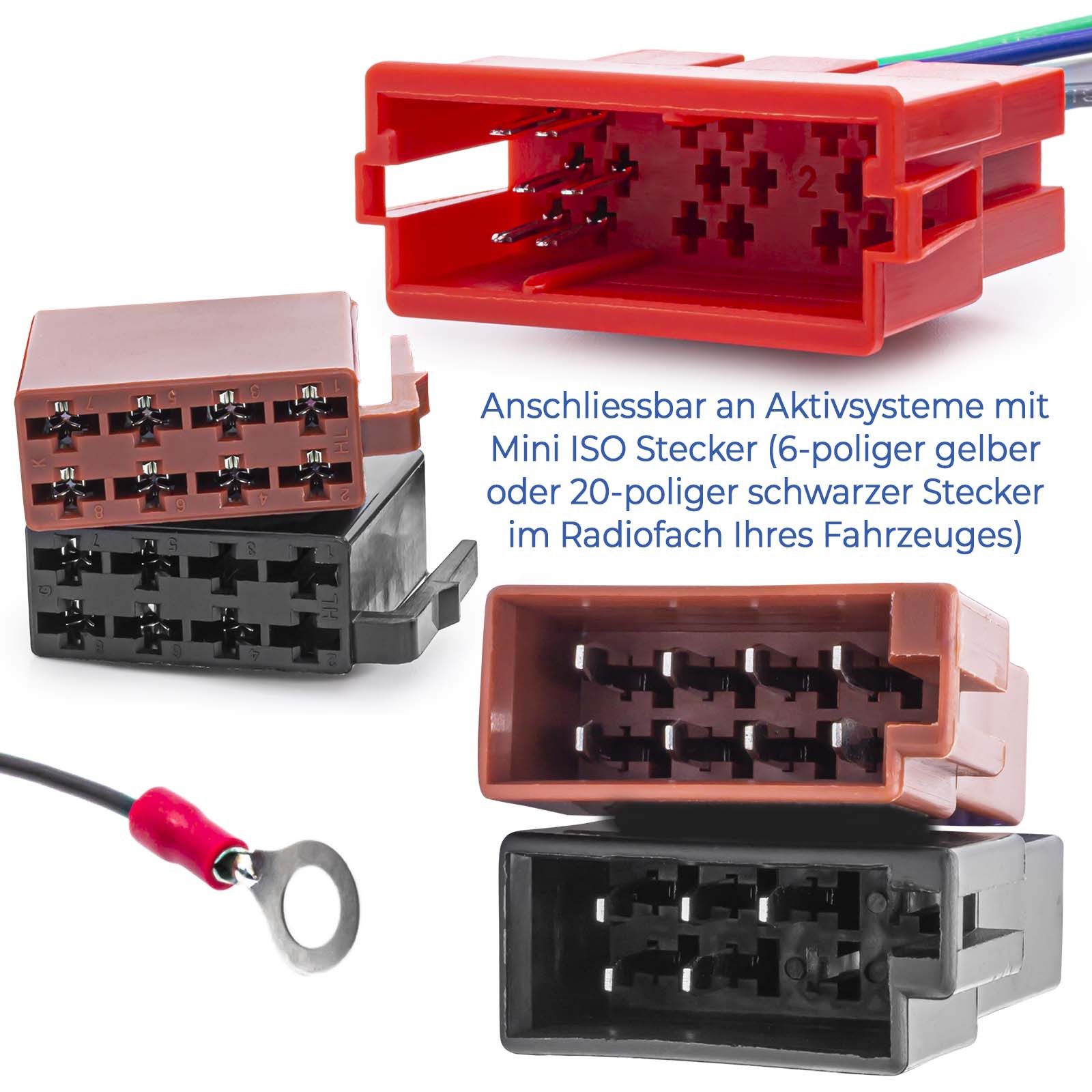 Adapter Universe Auto Radio AKTIV System Adapter passend für AUDI A2 A3 A4 B5 A6 A8 TT KFZ-Adapter – Bild 2 von 2