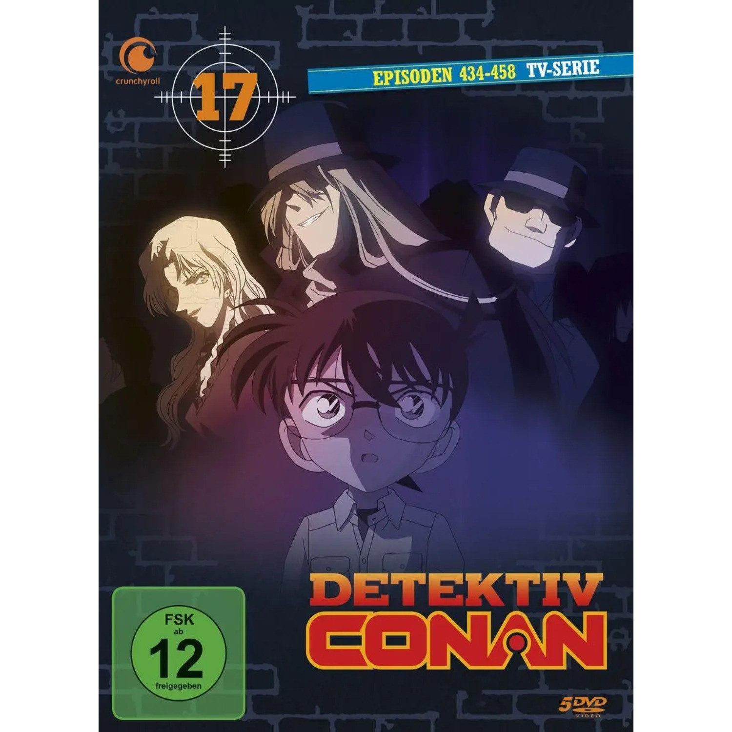 Crunchyroll DVD Detektiv Conan - TV-Serie - DVD Box 17 (Episoden 434-458) (5 DVDs)