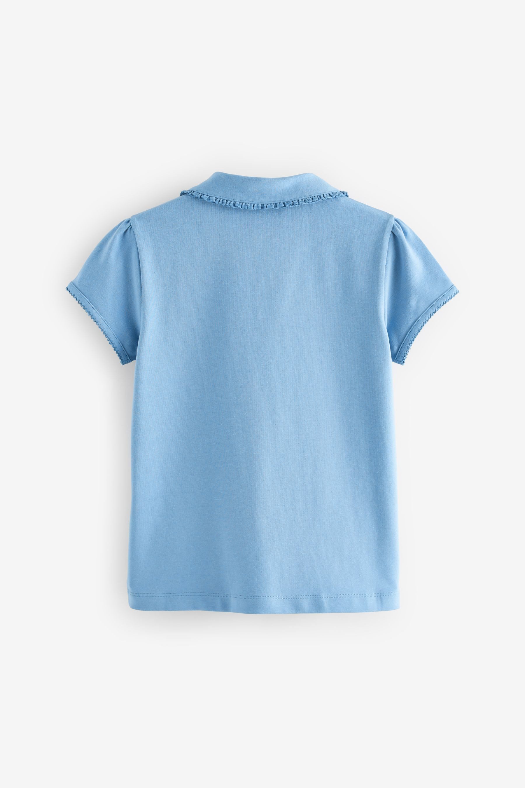 Next Poloshirt 2 Jersey-Oberteile Stretch-Baumwolle mit Kragen (2-tlg)