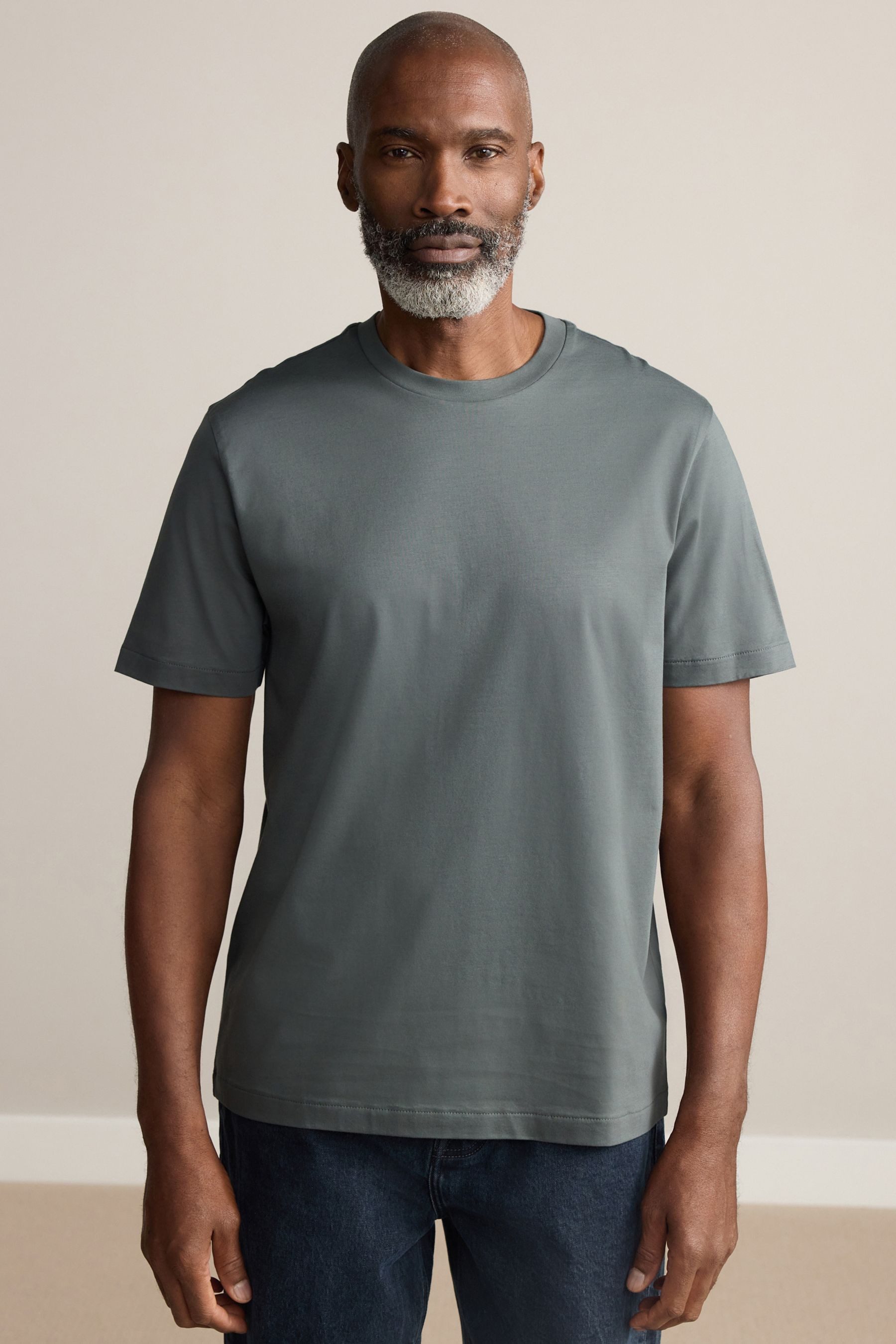 Next T-Shirt Premium T-Shirt aus Supima-Baumwolle günstig online kaufen