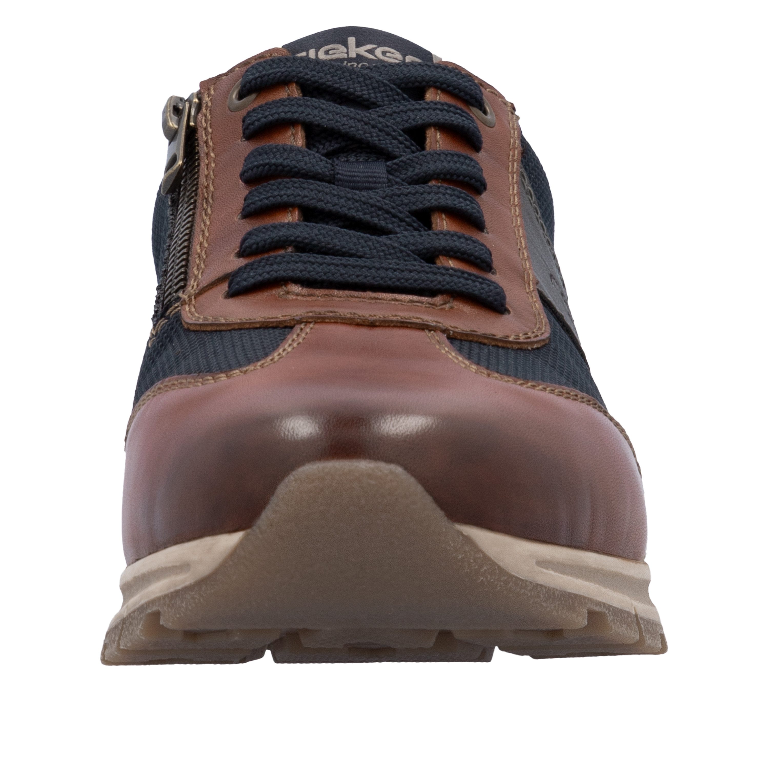 Rieker Sneaker Schnürschuh, Halbschuh, Casual-Sneaker mit gep. Schaftrand