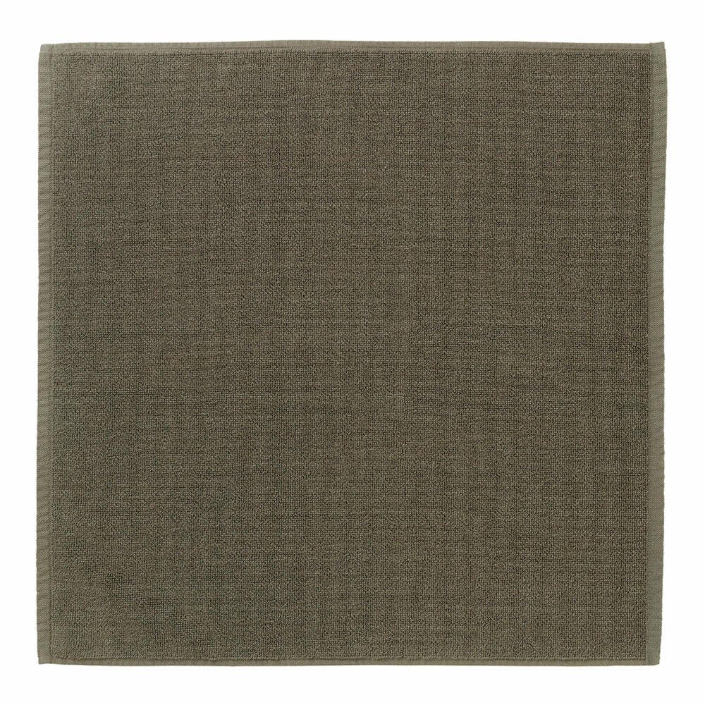 blomus Badematte Piana Tarmac 55 x 55 cm, Höhe 0,4 mm, Baumwolle, rechteckig