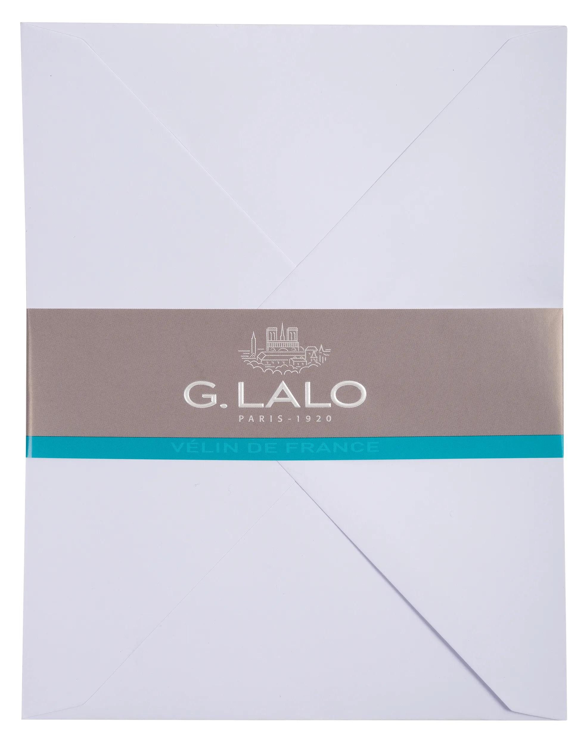 G.Lalo Briefumschlag 10x Pkg 25 Umschlägen 162x229mm Diploma Vélin de France Weiß 19601L, Umschlag
