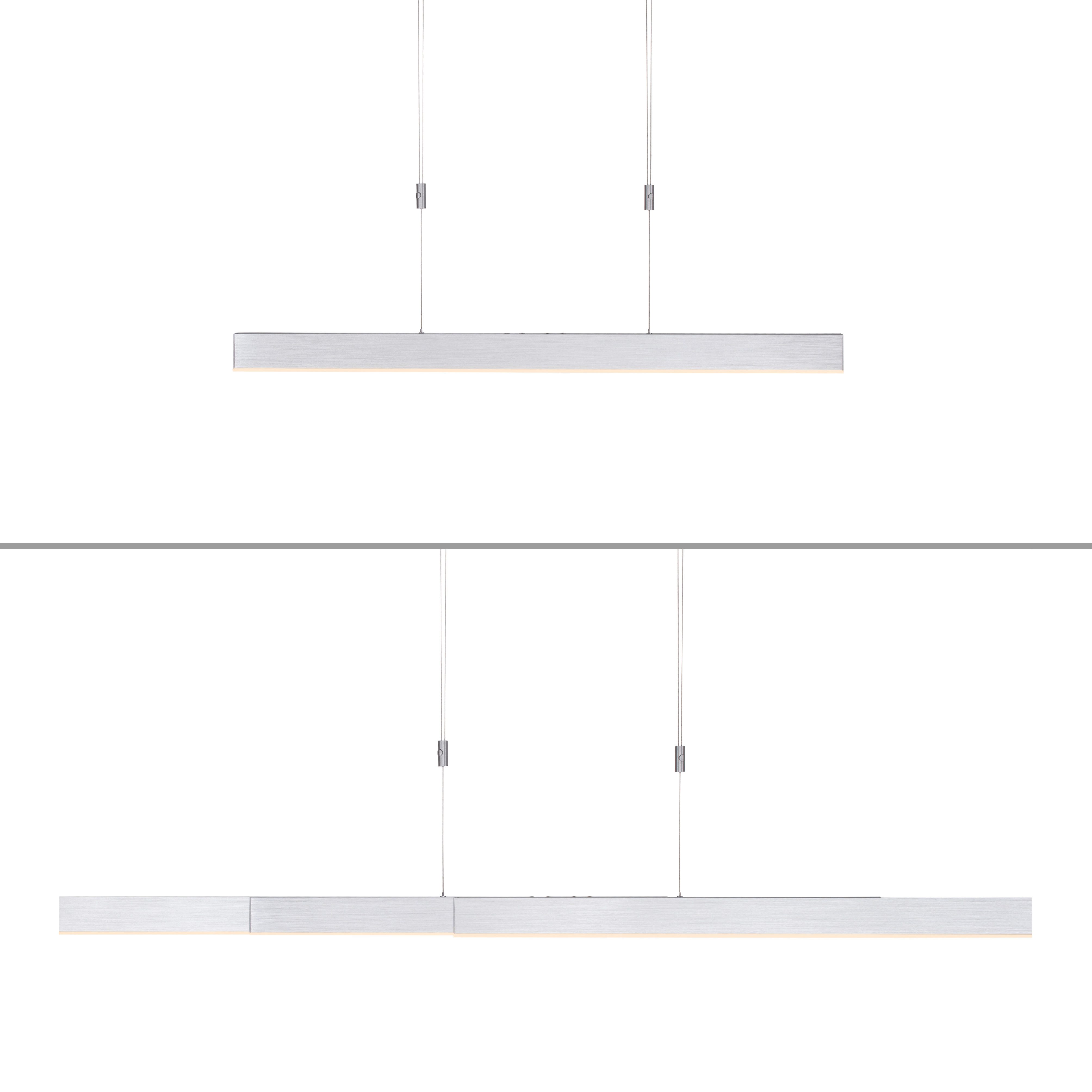 Neuhaus PURE LED Pendelleuchte PURE Moto, CCT - über Fernbedienung, LED fest integriert, warmweiß - kaltweiß, e-SLIDE® Funktion, CCT, dimmbar, Fernbedienung