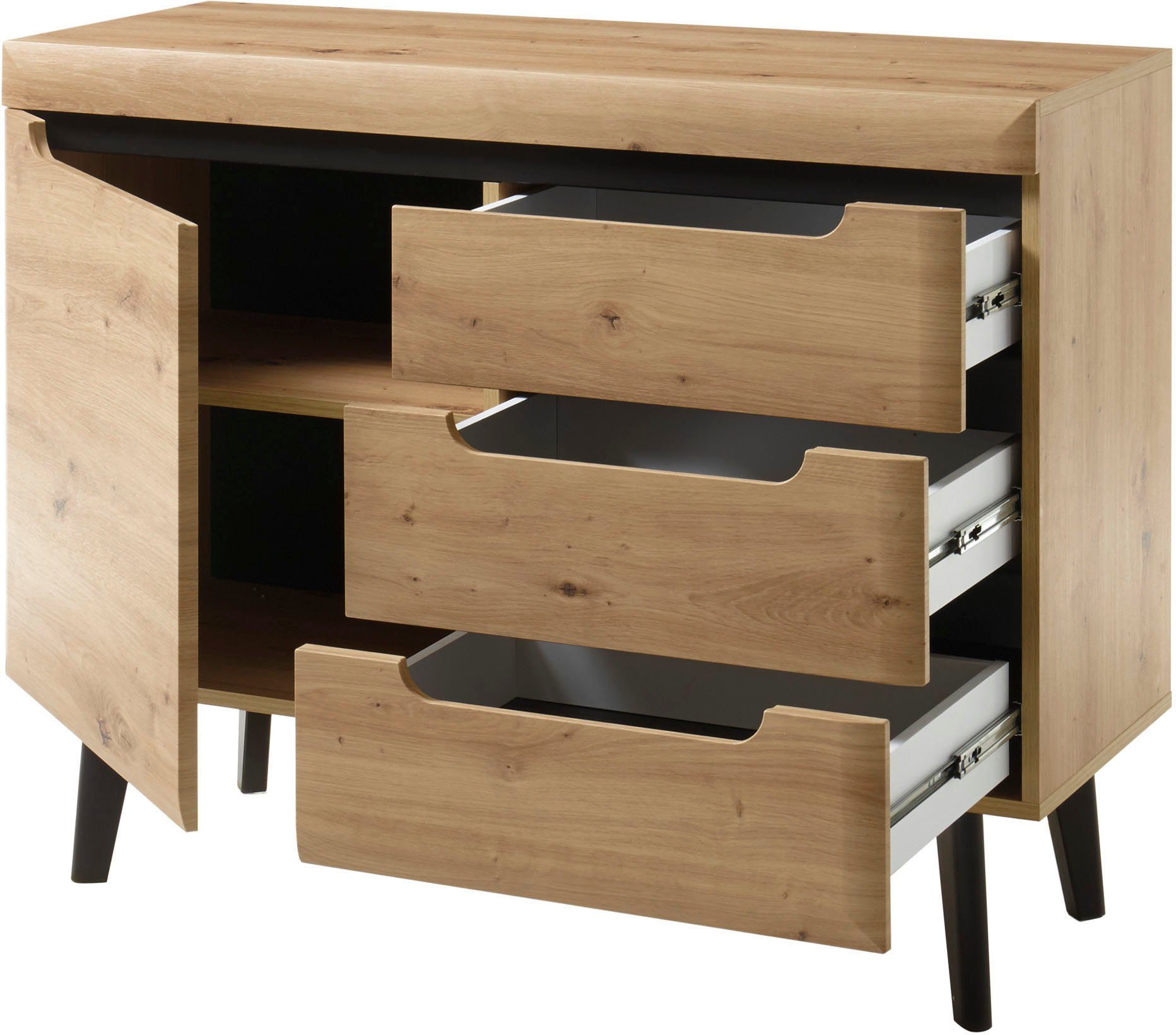 Home affaire Garderoben-Set Torge, (Set, 3-St), im schönen Scandi Look