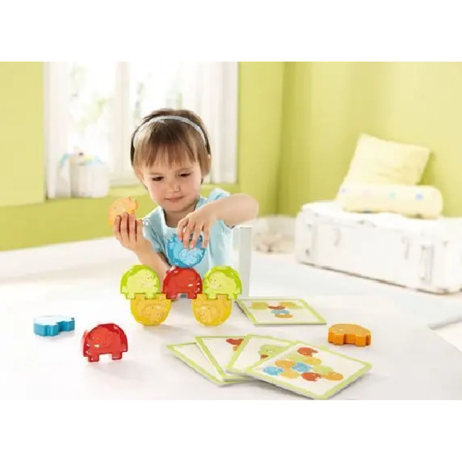 Haba Spiel Stapelspiel Wackelfanten (Kinderspiele)