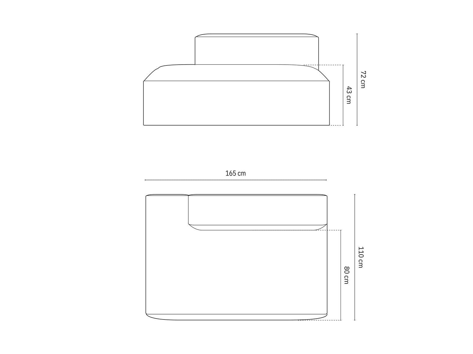 Micadoni Sofaelement Nuria, Modul 3-Sitzer