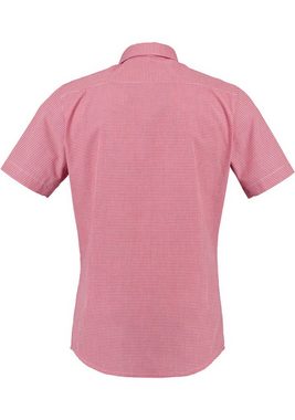 OS-Trachten Trachtenhemd Weonys Kurzarmhemd mit Paspeltasche, Edelweiß-Stickerei auf der Knopfleiste