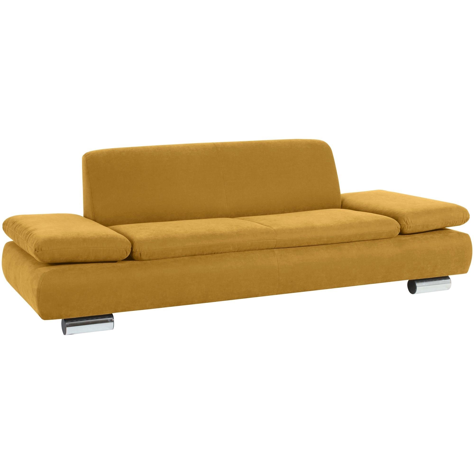 Teile, 2,5-Sitzer Sitz verarbeitet,bequemer Sofa inkl. Kostenlosem verstellbare 1 58 Versand Metallfuß, Kaye Kessel Veloursstoff Bezug Sparpreis Sofa Funktionsarmteile,hochwertig aufm