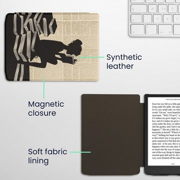 kwmobile E-Reader-Hülle Klapphülle für Pocketbook InkPad Color 3, Hülle eReader