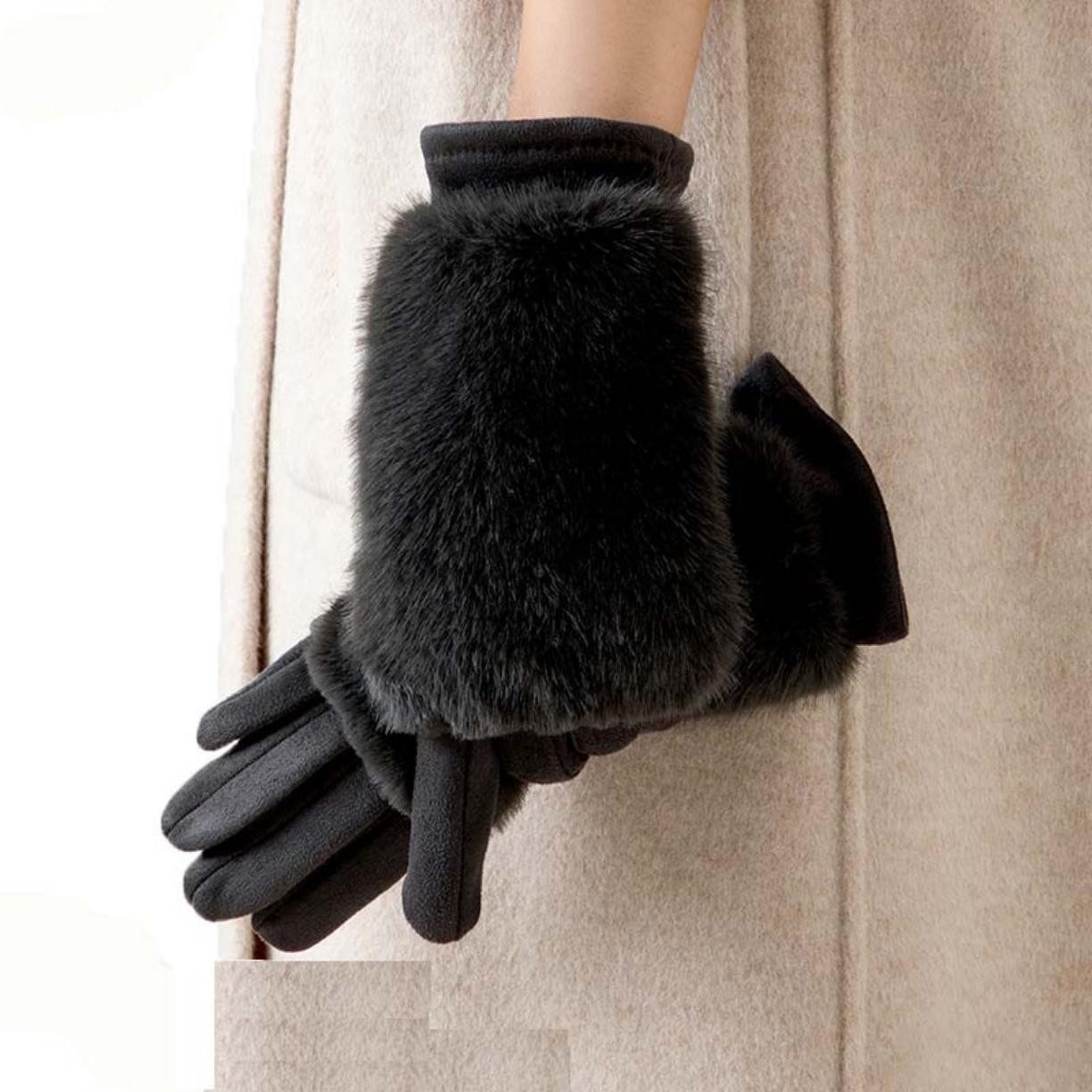 Coonoor Fleecehandschuhe andschuhe Damen Winter, Plüsch Winterhandschuhe Da günstig online kaufen