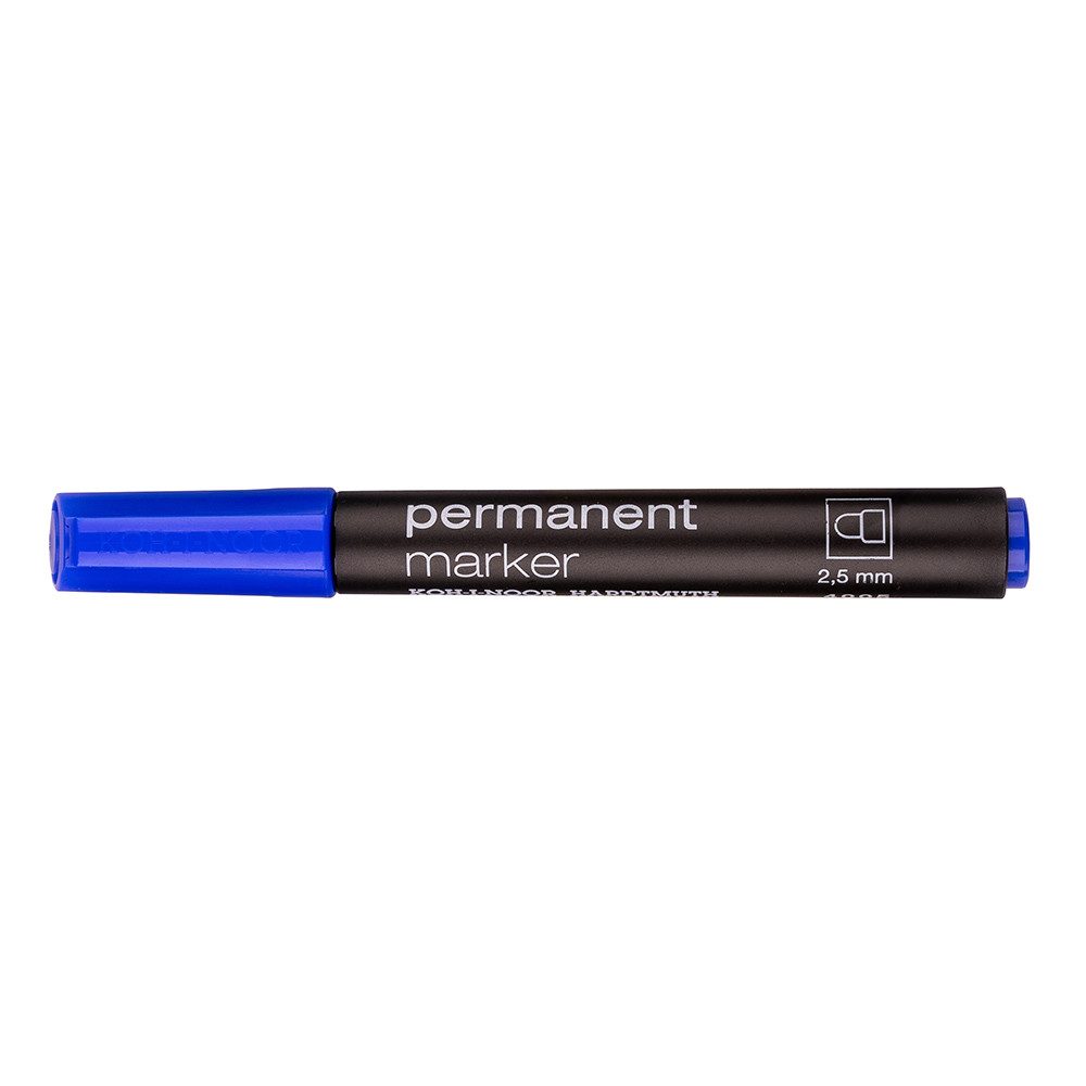 KOH-I-NOOR Marker KOH Marker Permanent 4005 Rundspitze 2-5 mm blau