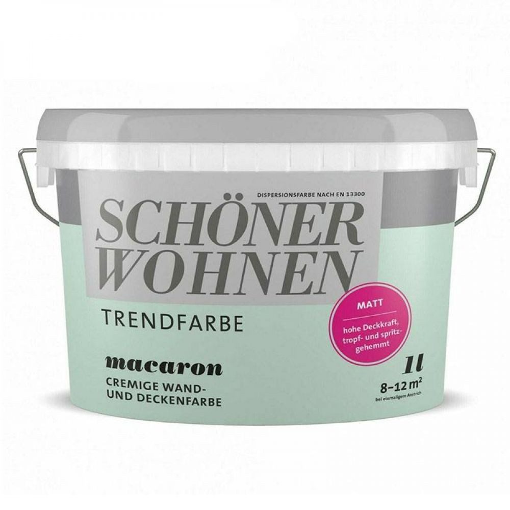 SCHÖNER WOHNEN FARBE Wandfarbe SW Trend Wandfarbe matt 1,0L macaron 6509