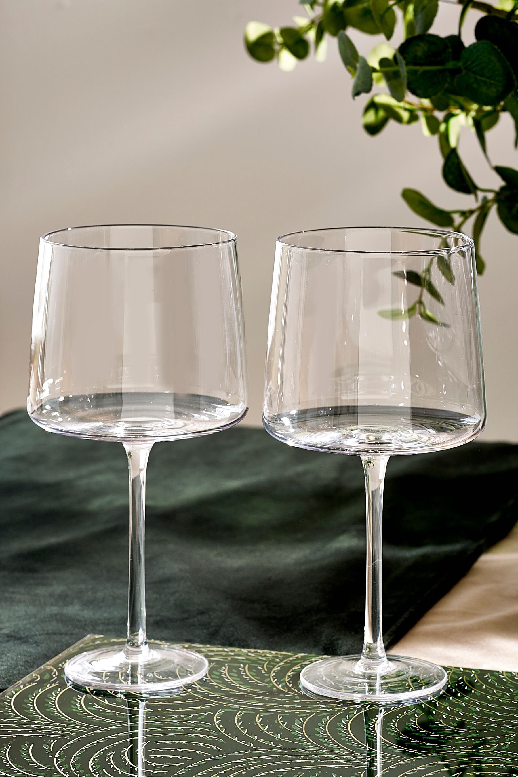 Next Longdrinkglas Abgewinkelte Gin-Gläser, 1-tlg., Glas