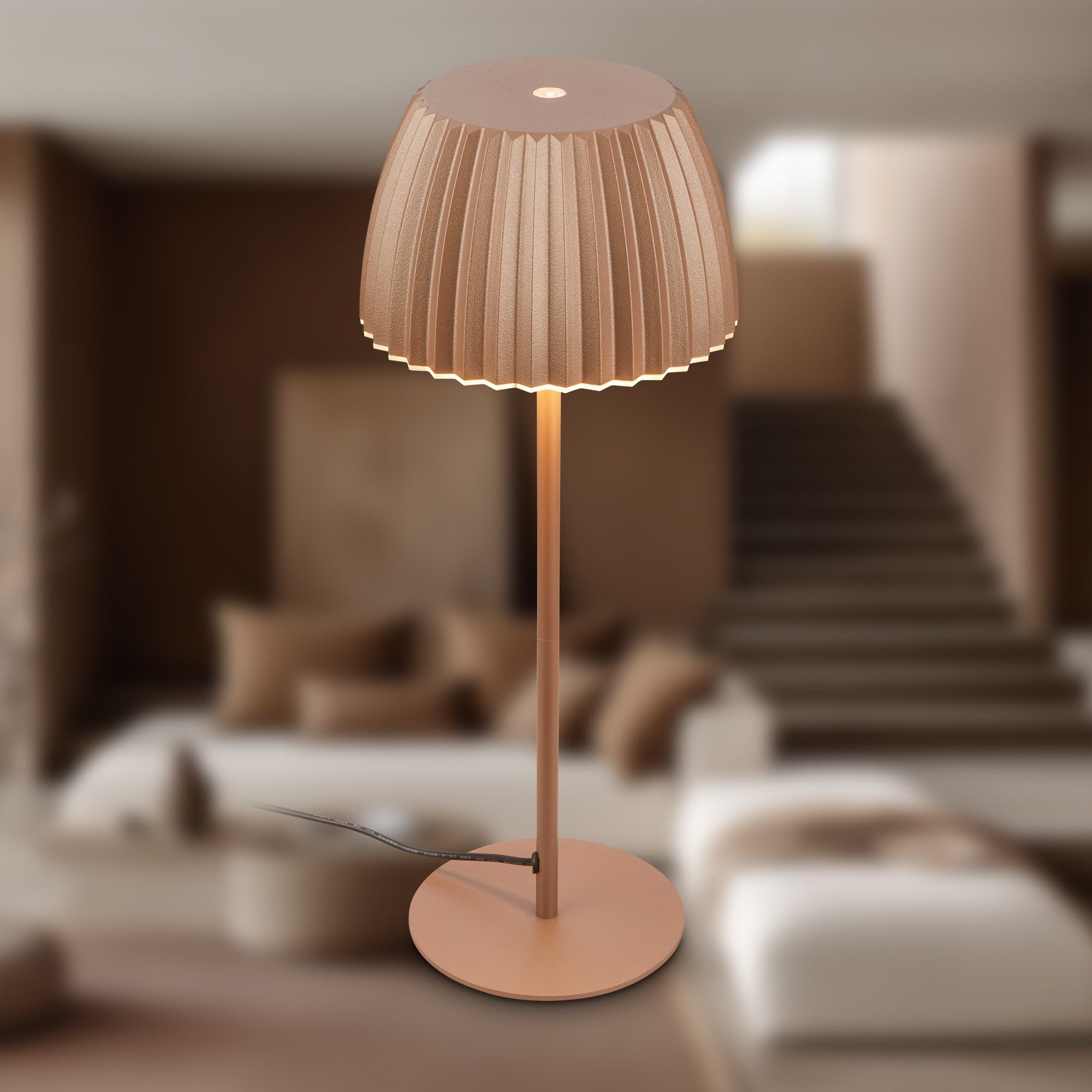 Briloner Leuchten LED Tischleuchte Tischlampe Kommodenleuchte Dimmbar Touch günstig online kaufen