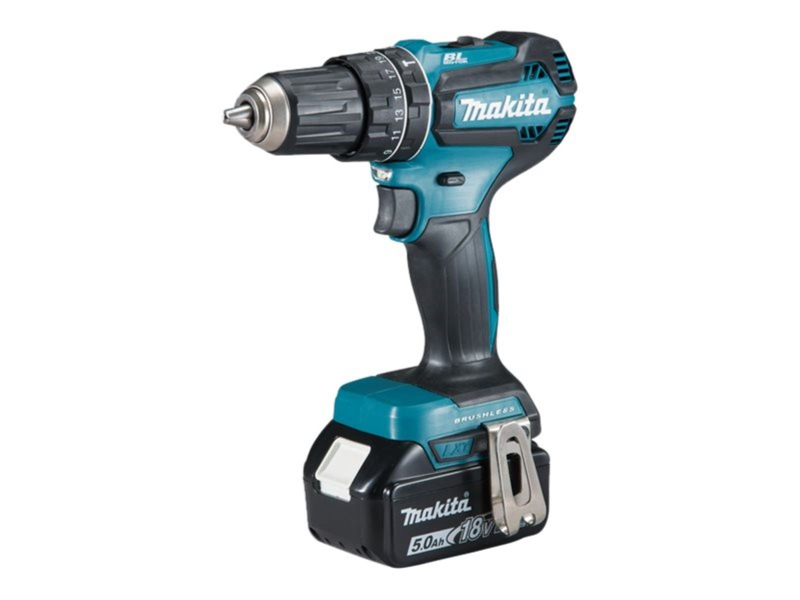 Makita Akku-Schlagbohrschrauber DHP485RTJ, 18V V, max. 1900,00 U/min