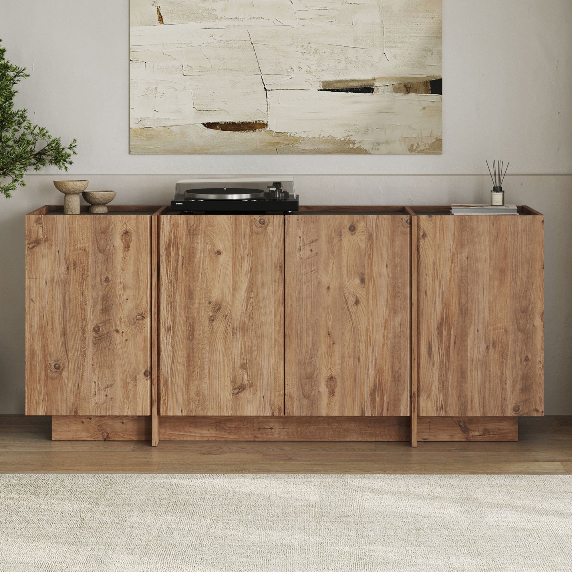 Skye Decor Konsolentisch Dorma Boho (Packung, 1-St., 1 Tisch), Breite 180 cm, Soft-Close-Funktion,schmaler Sofatisch