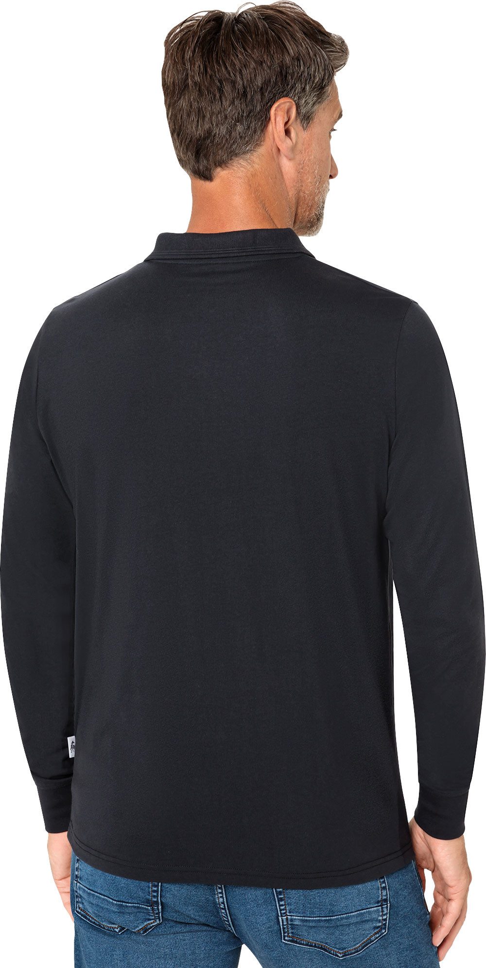 Jacques Britt Langarm-Poloshirt Superweich mit hohem Baumwoll-Anteil – Bild 4 von 5