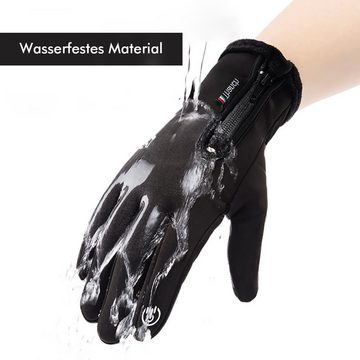 Alster Herz Fahrradhandschuhe Warme Winter Handschuhe, Fahrradhandschuhe, A0354 Touchscreen Anti-Rutsch Winddicht