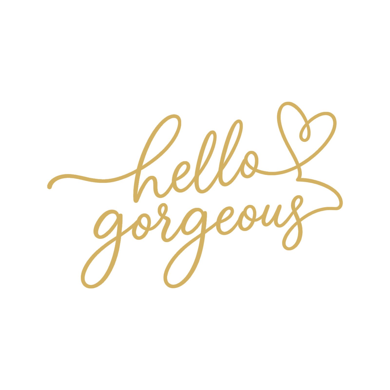 Jumpeak Wanddekoobjekt Wanddekoration “hello gorgeous”, Herzförmige Linien, schlicht,Abstrakt, Metall, 4 Farben, 3 Größen, Wanddekoration für das Wohnzimmer,Romantik