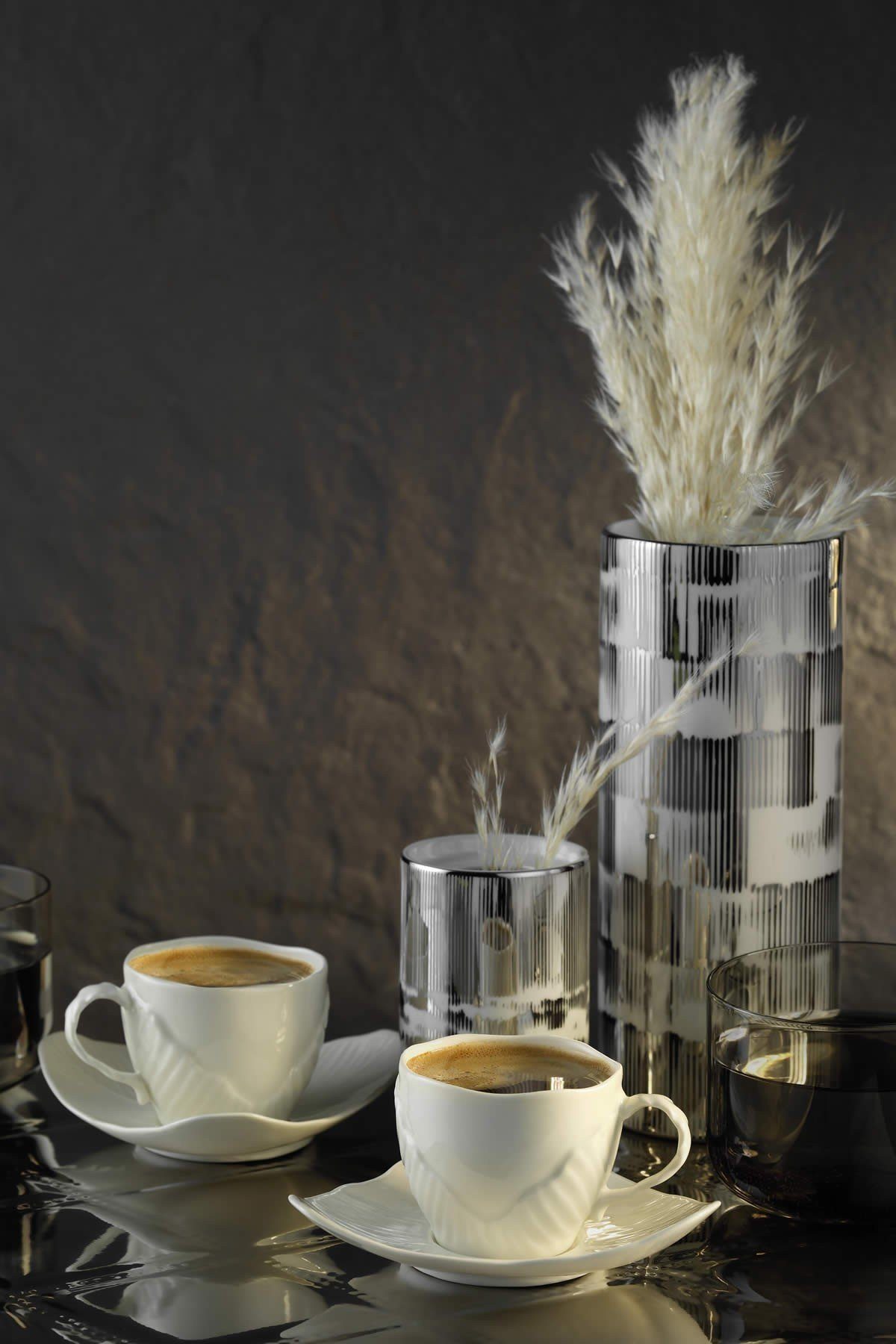 Hermia Concept Tasse KTP3202, Sahne, Kaffeetassen, 100% Porzellan