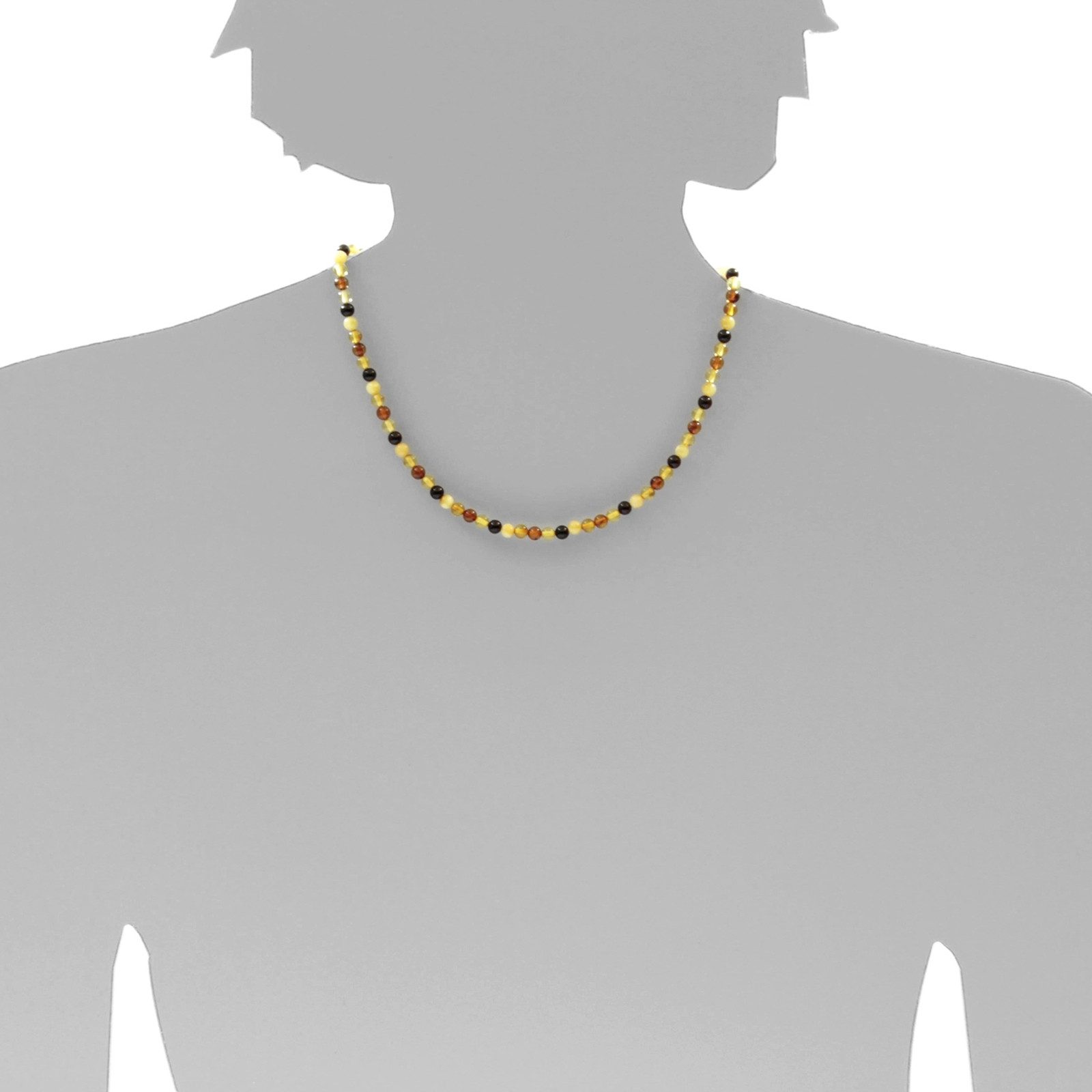 OSTSEE-SCHMUCK Gliederkette Ostsee-Schmuck Kette Kugel 4 günstig online kaufen
