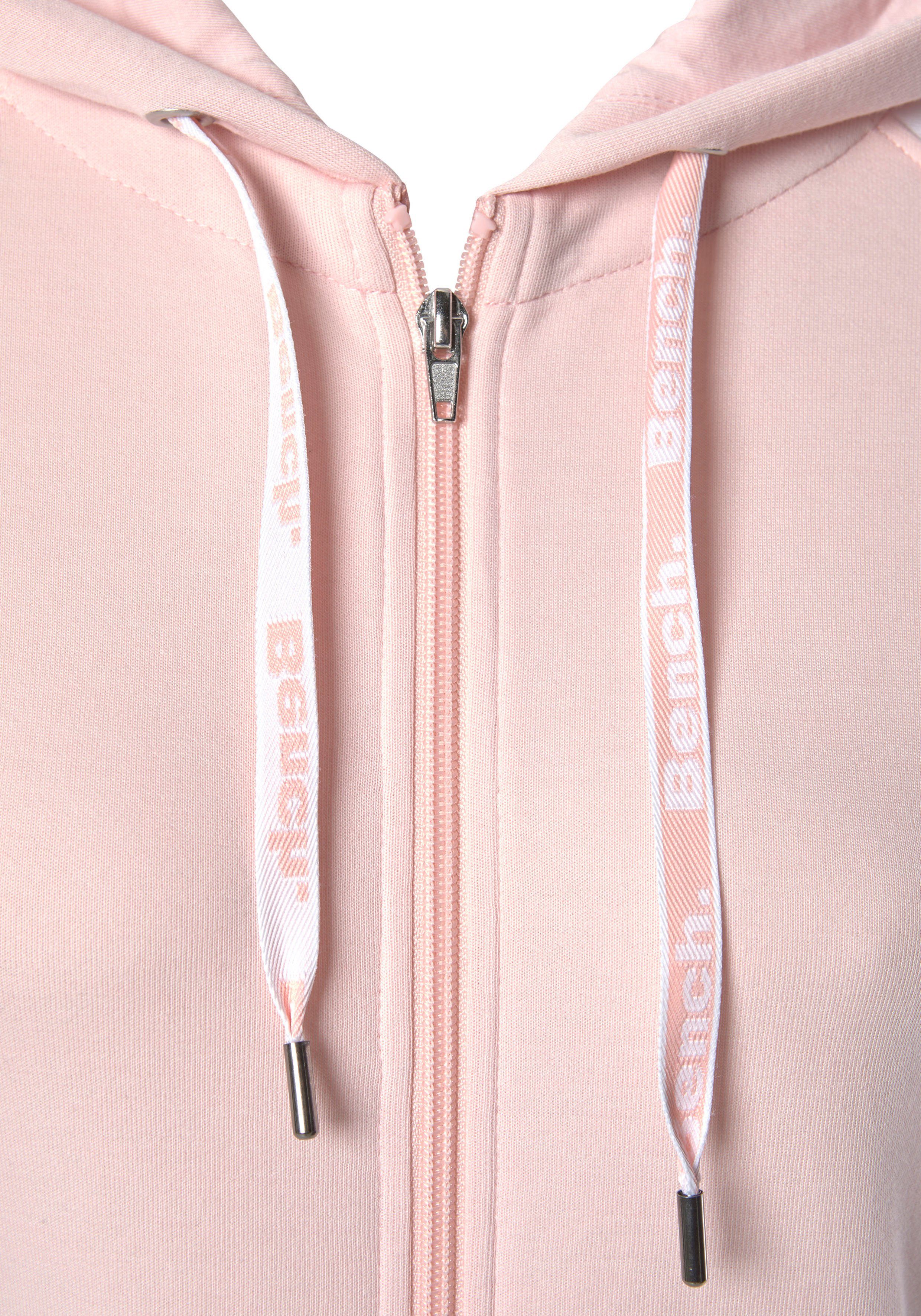 Bench. Loungewear Kapuzensweatjacke mit farblich abgesetzten Ärmeln, Loungeanzug
