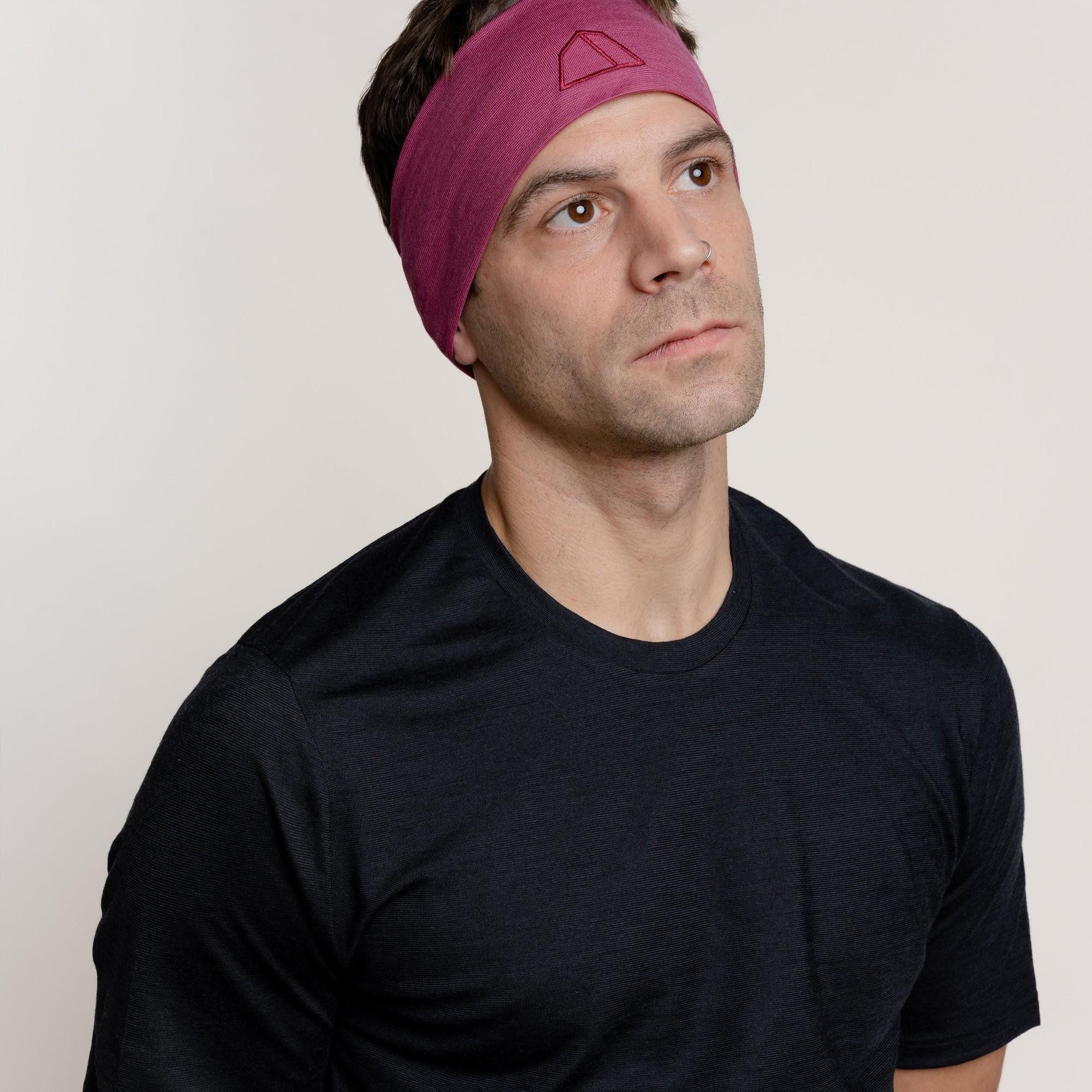 Tom Fyfe Stirnband TOM FYFE Merino Stirnband Unisex Brombeere / One Size