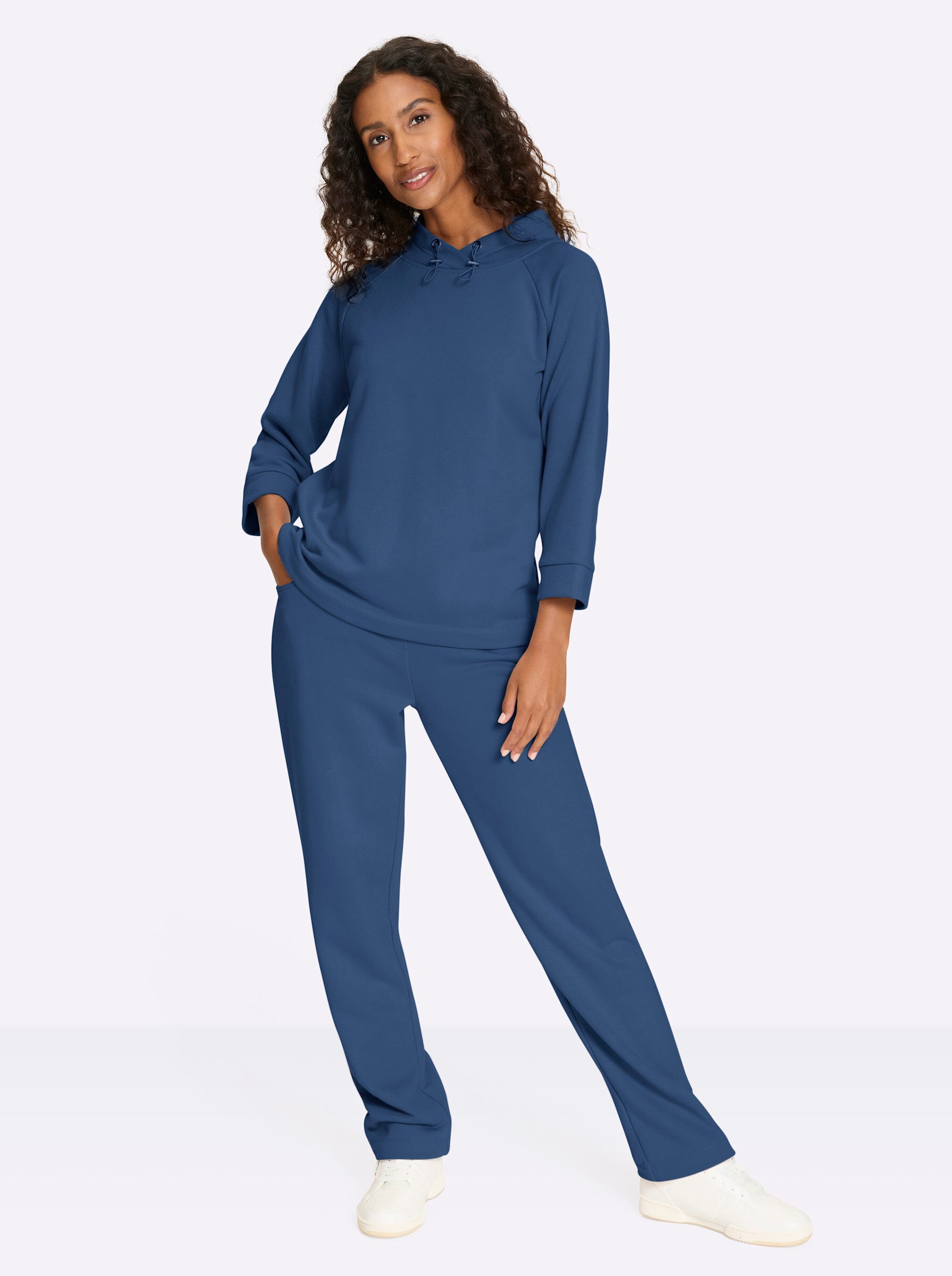 heine Jumpsuit Sweat-Hosenanzug Innenbeinlänge ca. 77 cm günstig online kaufen