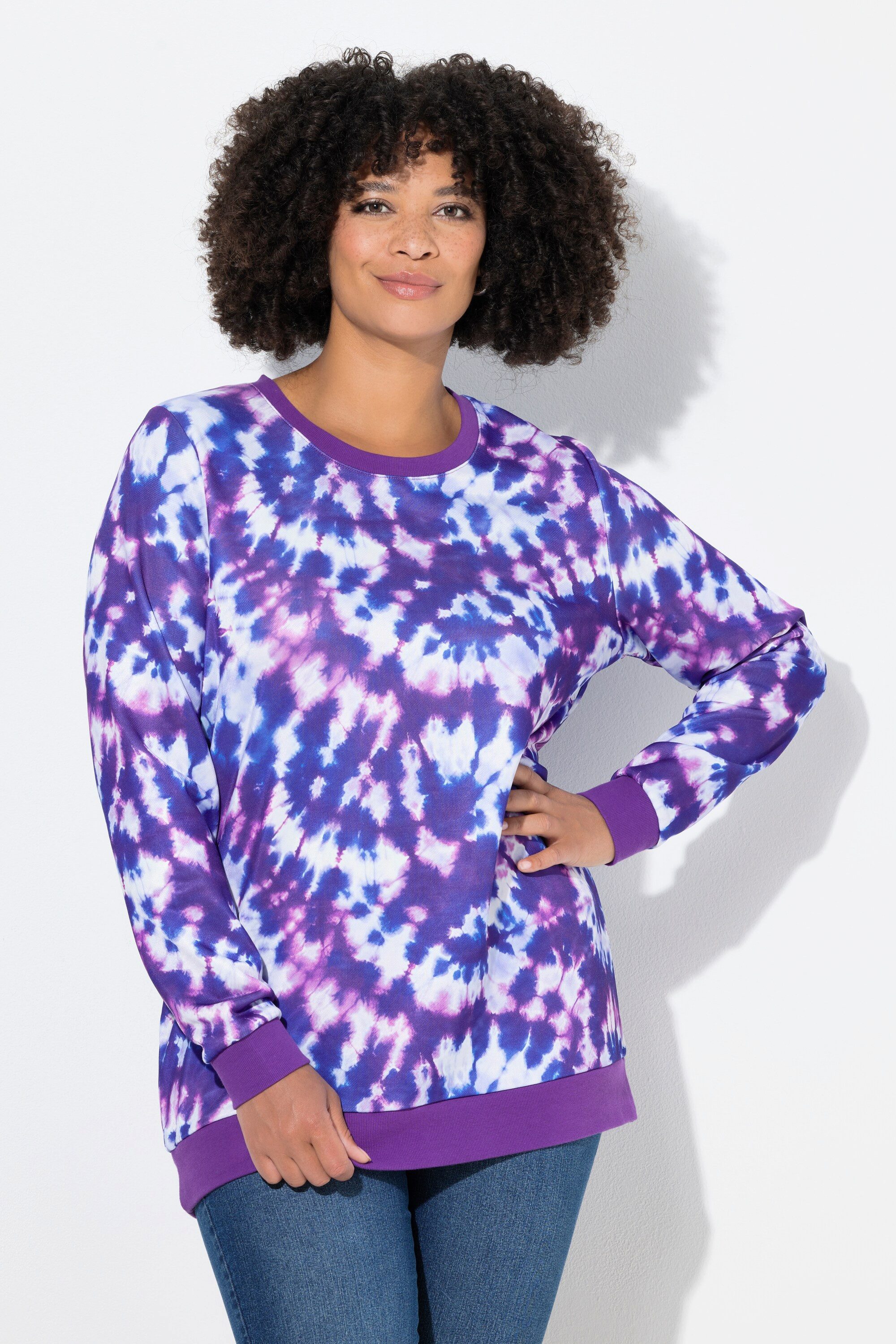 Angel of Style Sweatshirt Sweatshirt Batikmuster