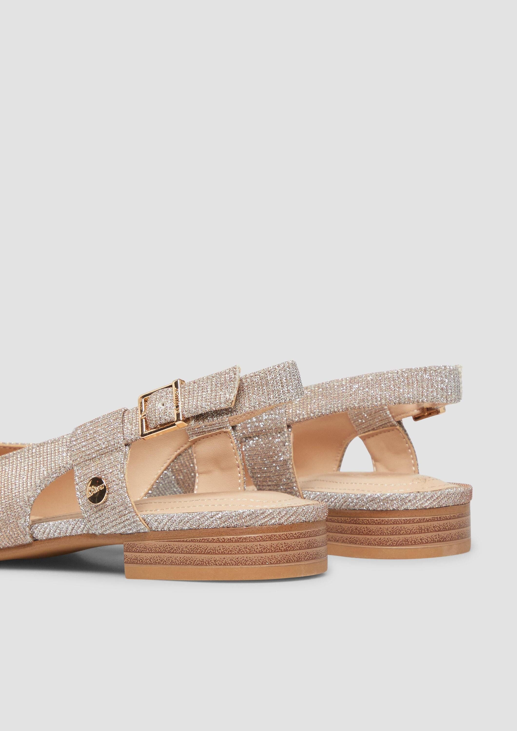 s.Oliver Ballerinas Ballerina Slingback-Ballerinas mit Dornschließe