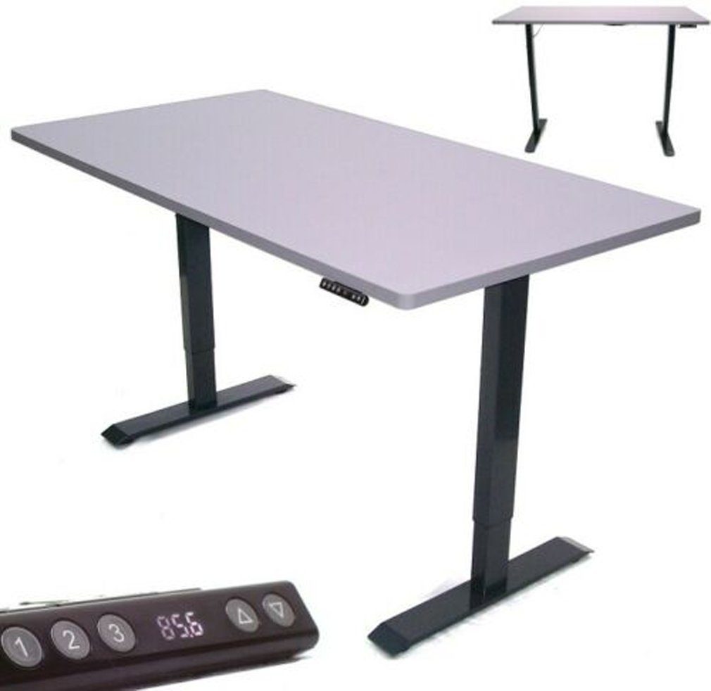 Apex Schreibtisch Elektrisch höhenverstellbarer Schreibtisch 160x80 Arbeitstisch Tischgestell 0/02 (2-St)