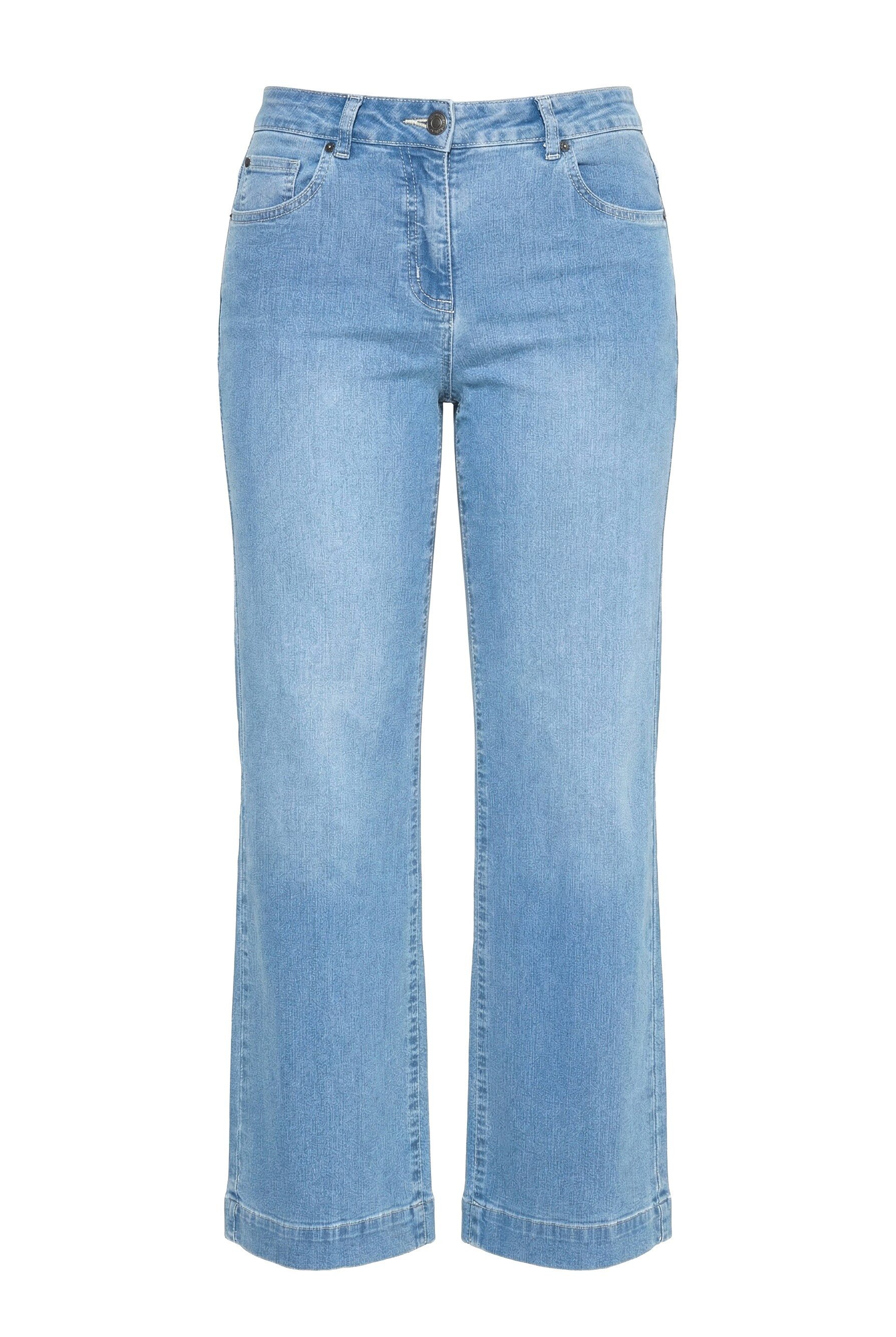 Angel of Style 5-Pocket-Jeans Jeans Nora weit und gerade Stretchkomfort 4-P günstig online kaufen