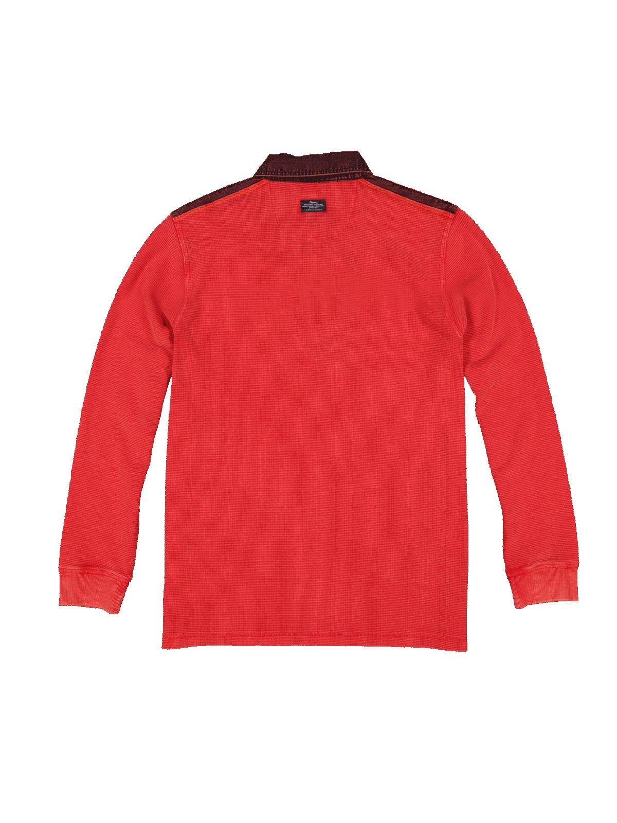 Engbers Langarm-Poloshirt Polo-Kragen mit Langarm-Shirt