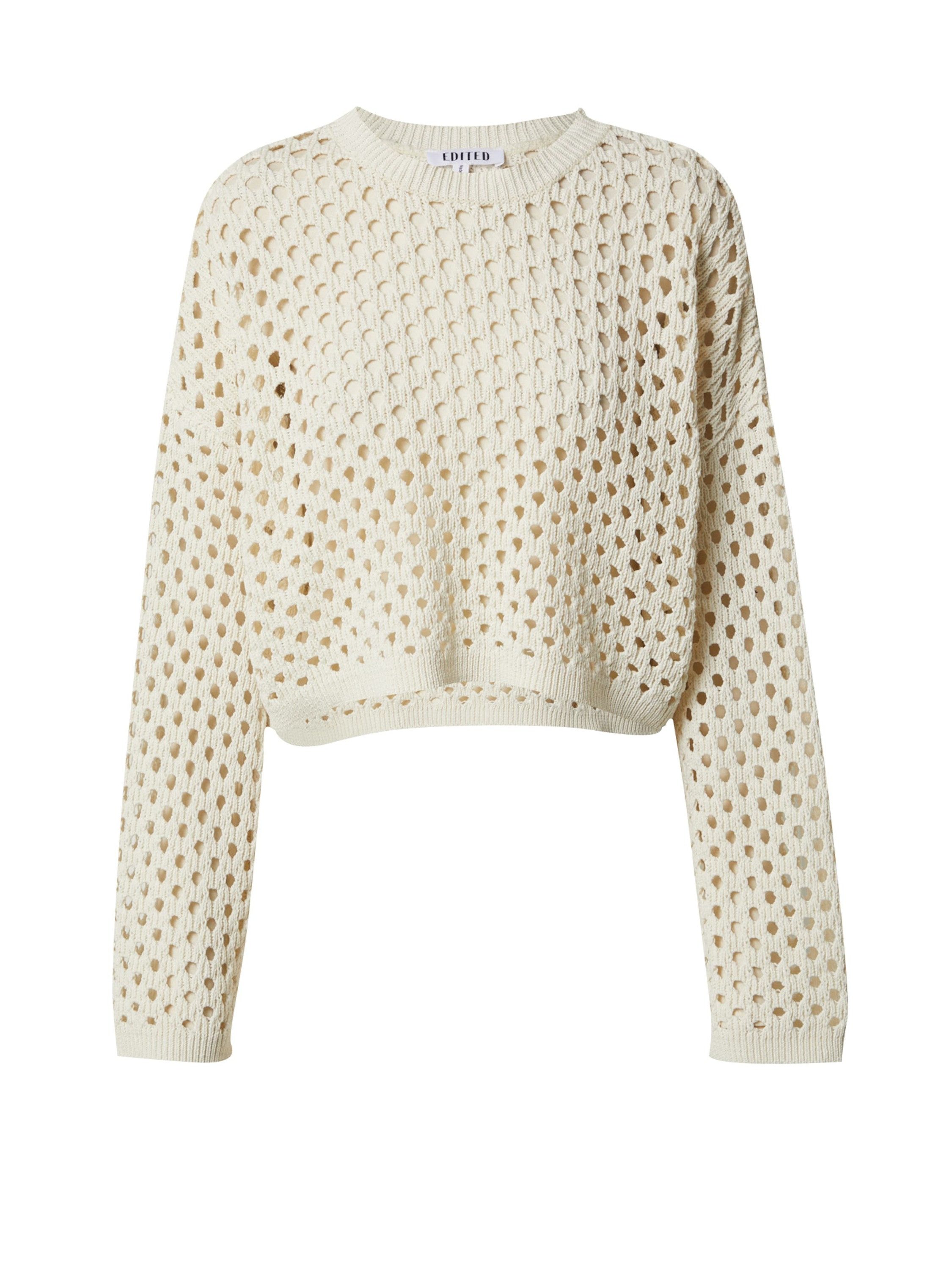 EDITED Strickpullover Yella (1-tlg) Lochmuster
