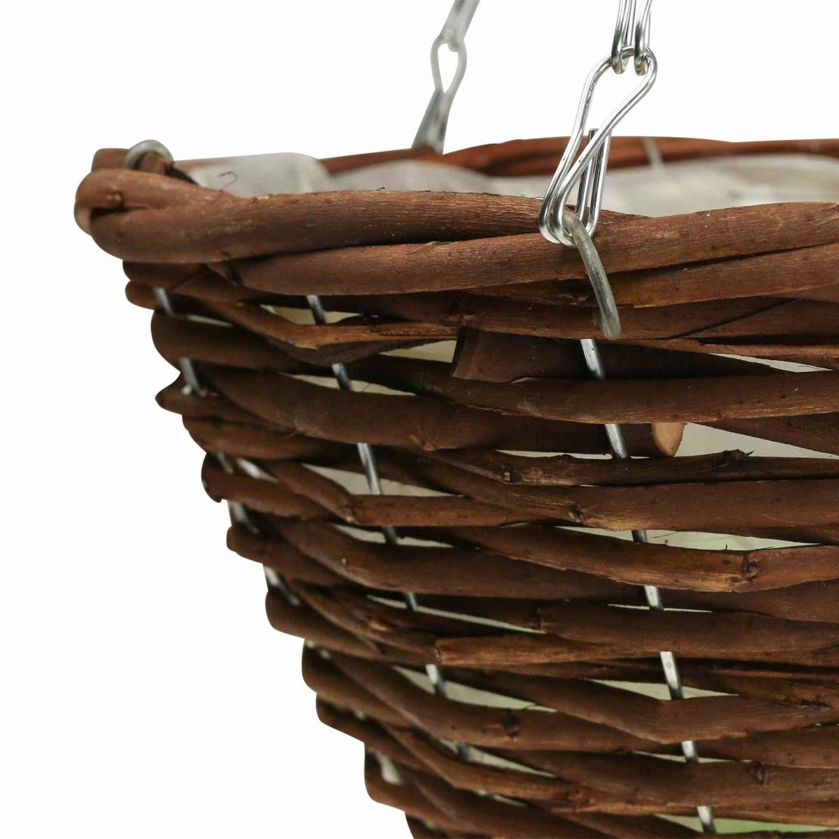 Viana Blumenampel Blumenampel Braun Hängekorb Pflanzkorb günstig online kaufen