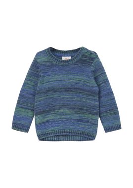 s.Oliver Langarmshirt Strickpullover in melierter Optik