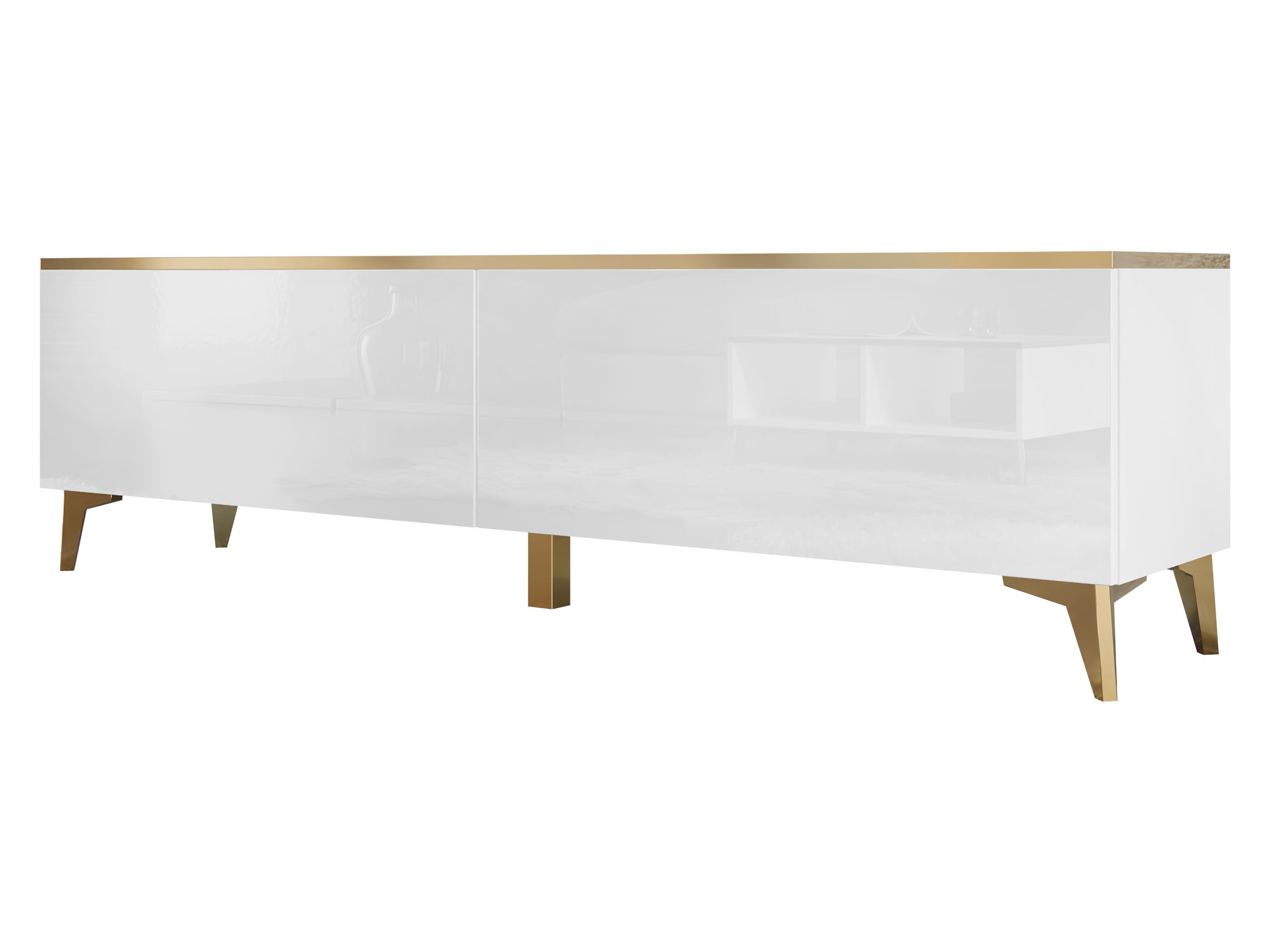 MIRJAN24 TV-Schrank Alrik 2D (mit zwei Klappen) Griffloses Öffnungssystem p günstig online kaufen