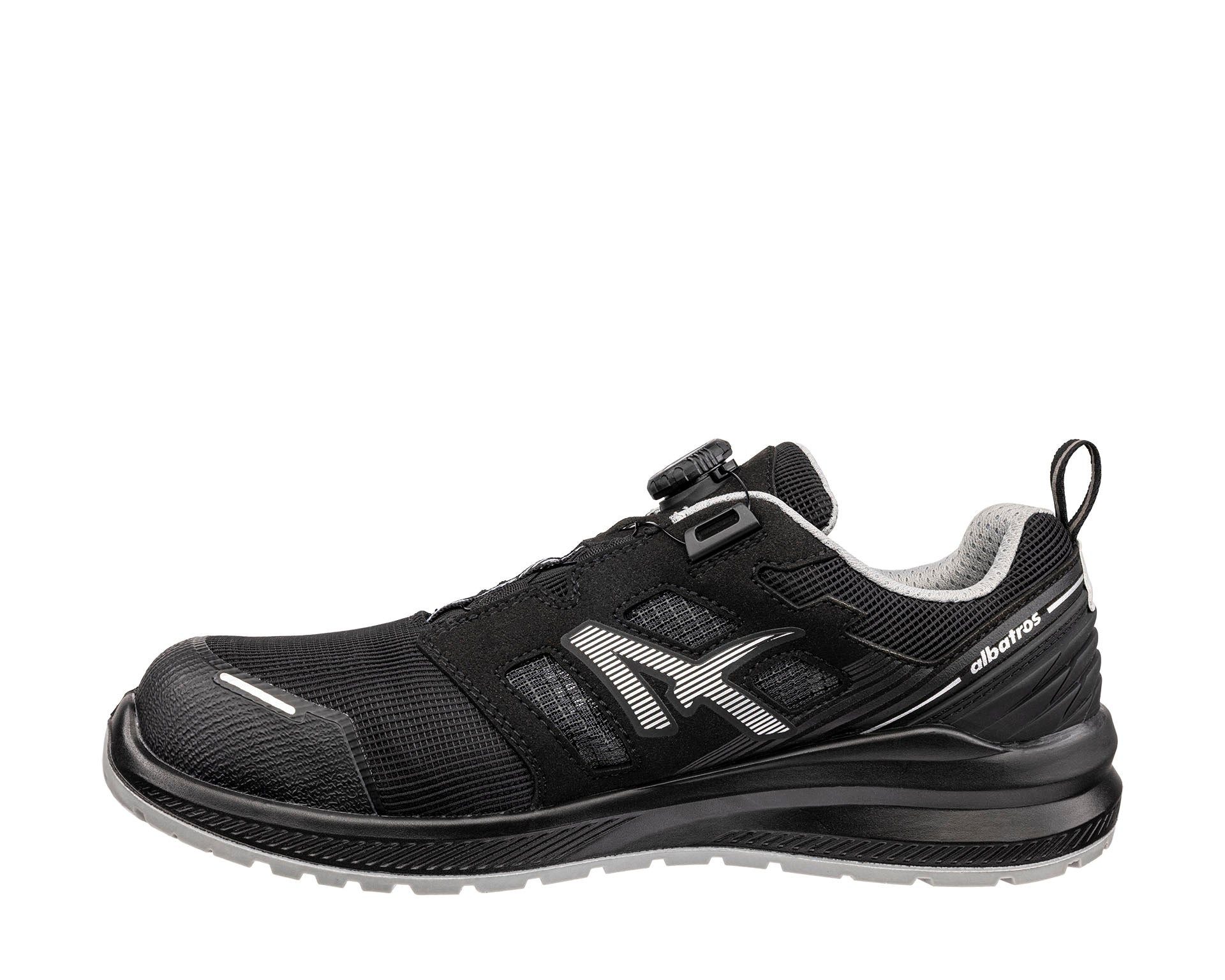 Albatros ALBATROS AIRFLOW BLK QL LOW Sicherheitsschuh S1PL ESD Sicherheitsschuh Einstellbar – Bild 4 von 5