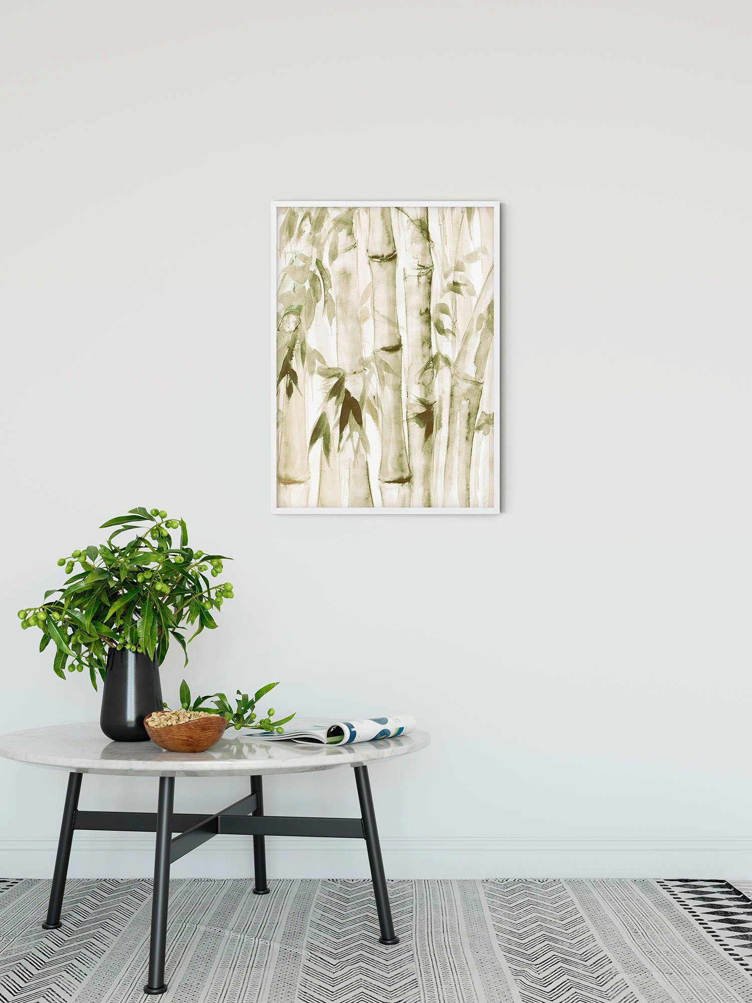 Komar Bild Wild Bamboo, Natur (1 St), Wandbild zur Dekoration - ohne Rahmen