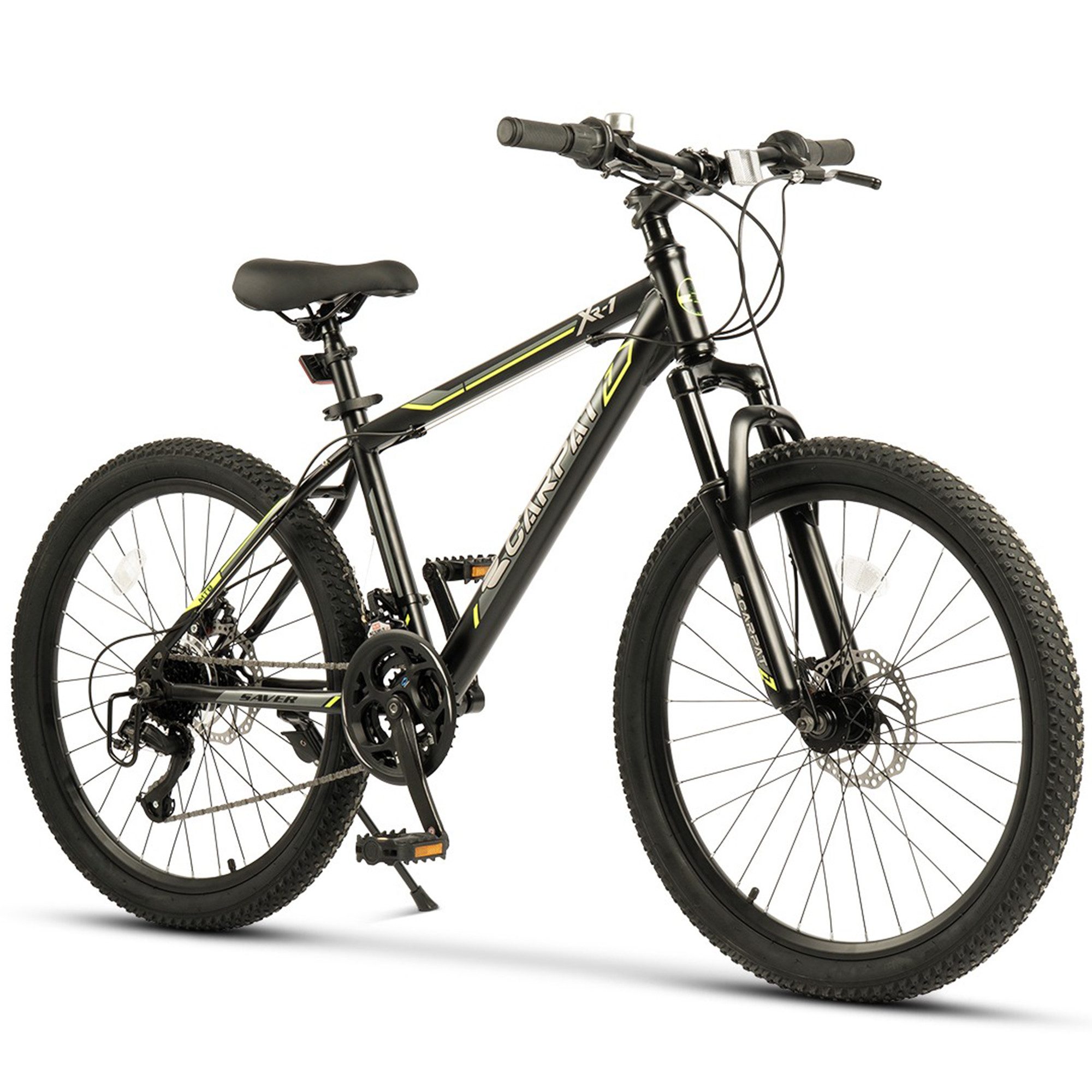 Mountainbike 24 26 Zoll Fahrrad für Herren Damen, Mädchen und Jungen