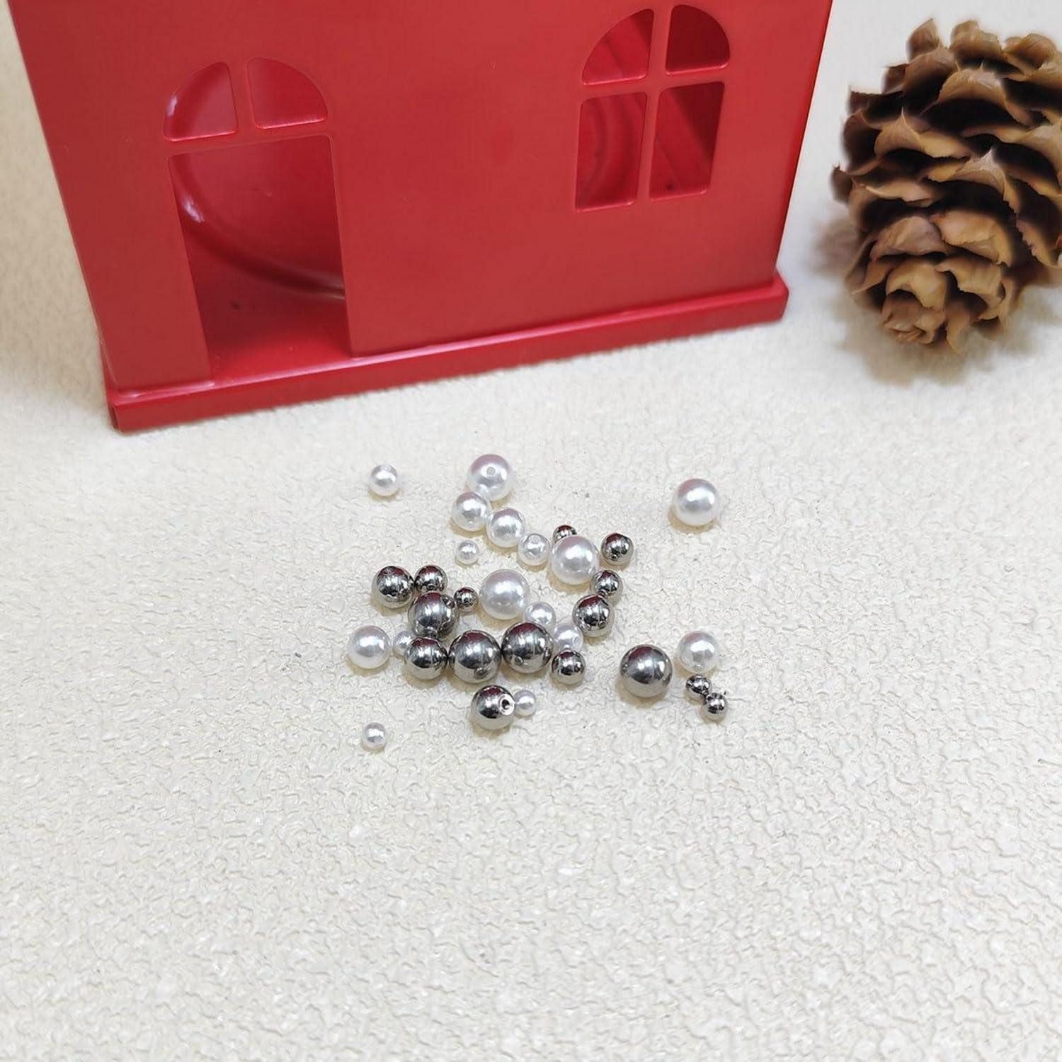 Gojewen Nasenpiercing 32stk Piercing Kugeln 1,2mm Silber Ersatzkugel Schraubkugel 3/4/5/6mm