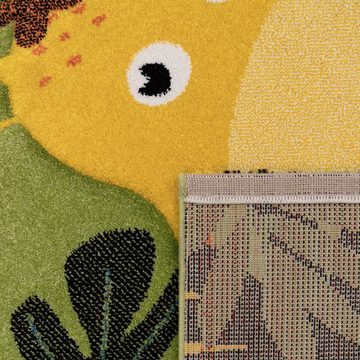 Kinderteppich Kinderteppich Teppich Tier Motiv Dschungel, Paco Home, Läufer, Höhe: 16 mm