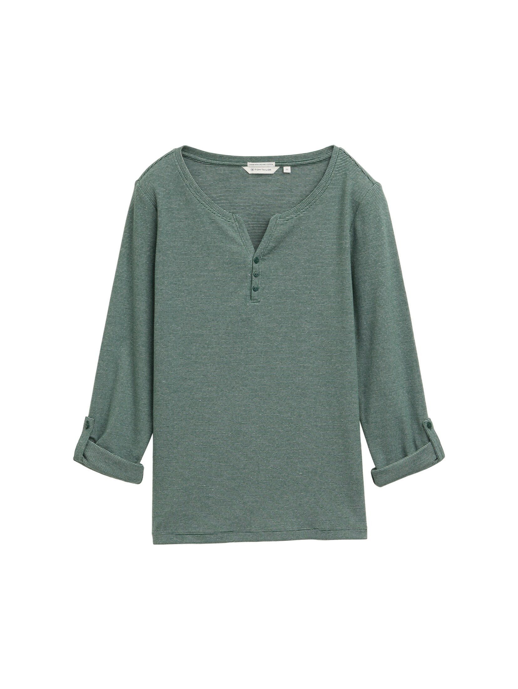 TOM TAILOR T-Shirt Langarmshirt mit Turn-Up-Funktion günstig online kaufen
