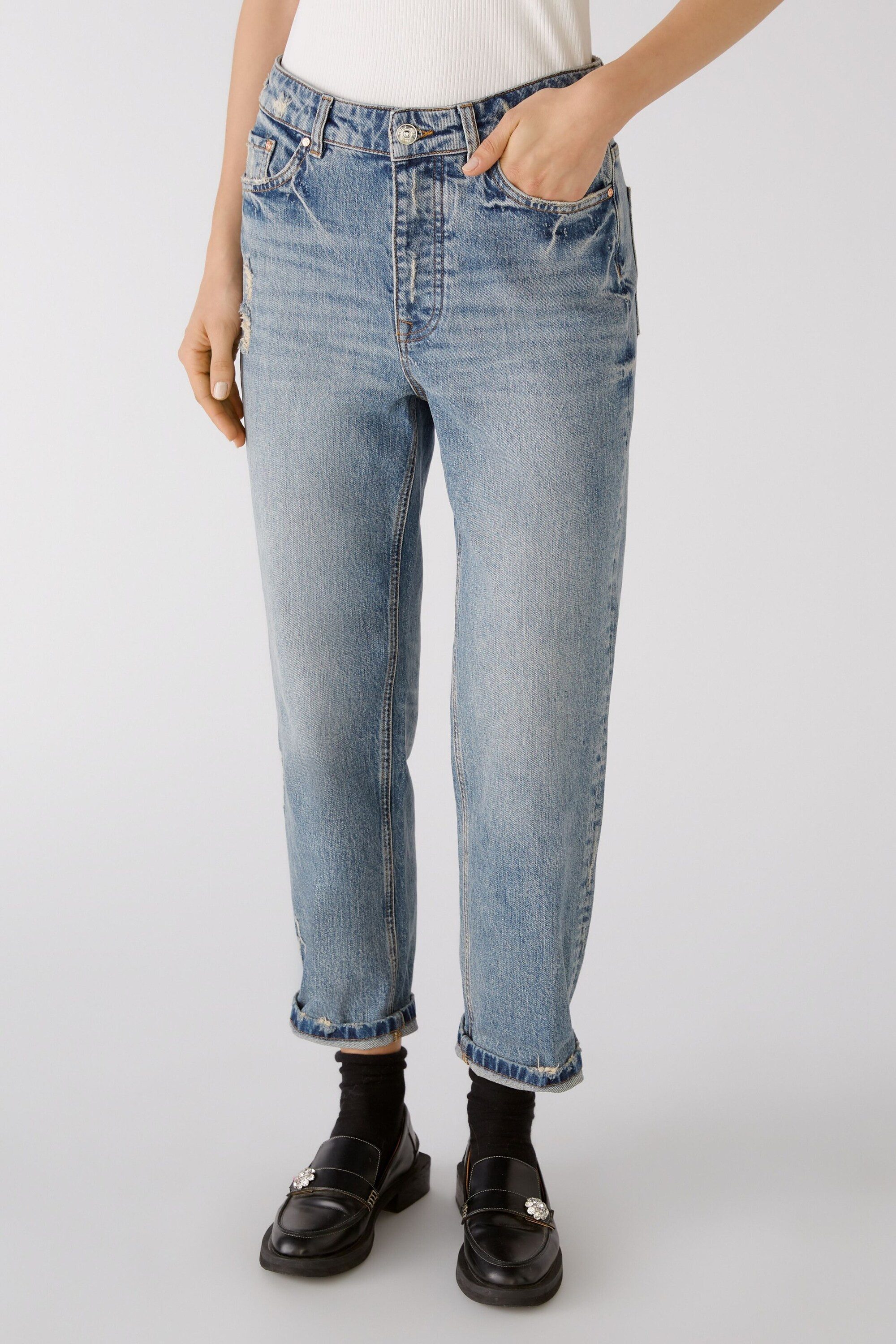 Oui Straight-Jeans (1-tlg) Weiteres Detail