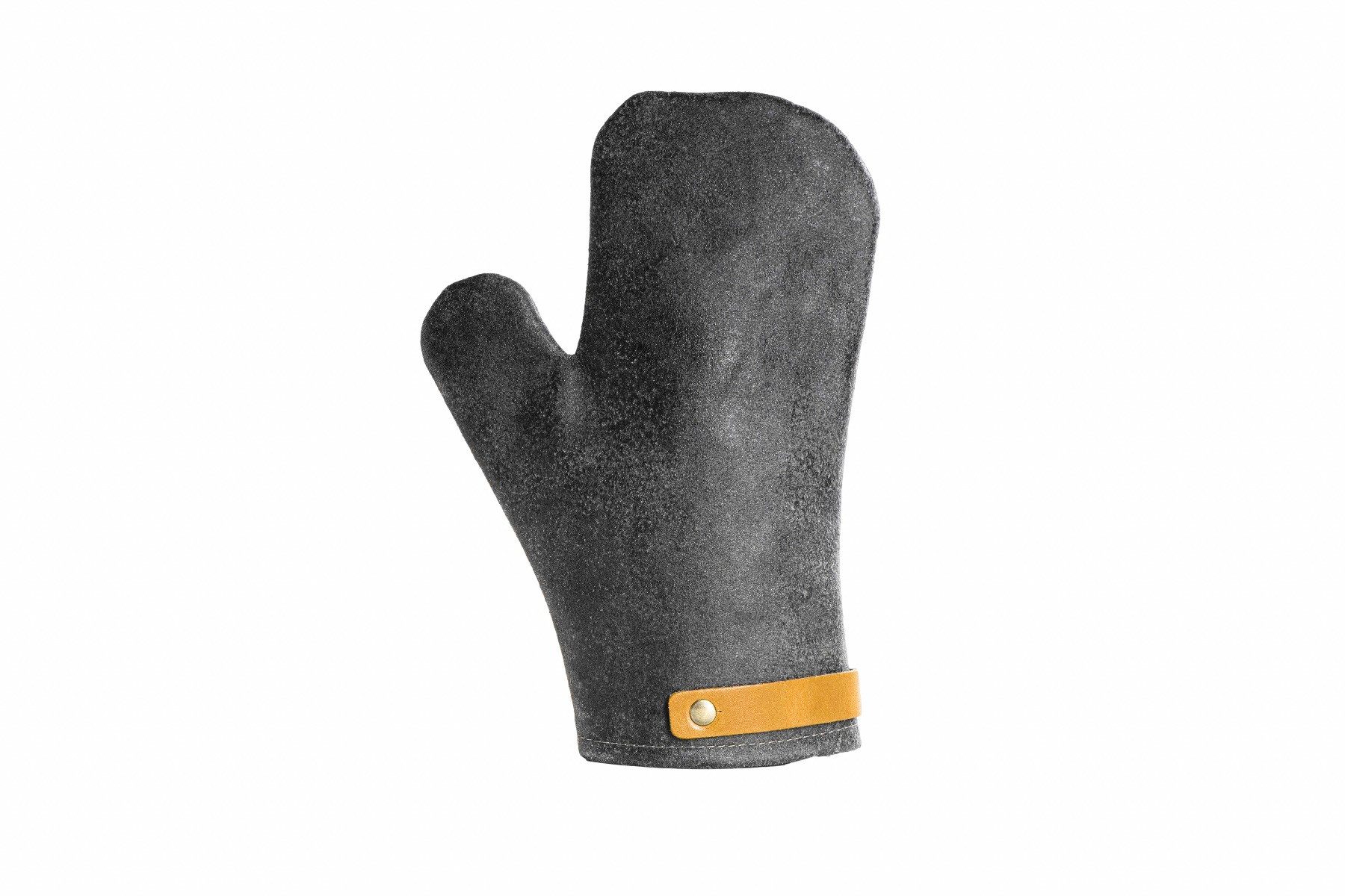 Crafted Leather & Lifestyle Topfhandschuhe Rustic Leder Topfhandschuh, schwarz