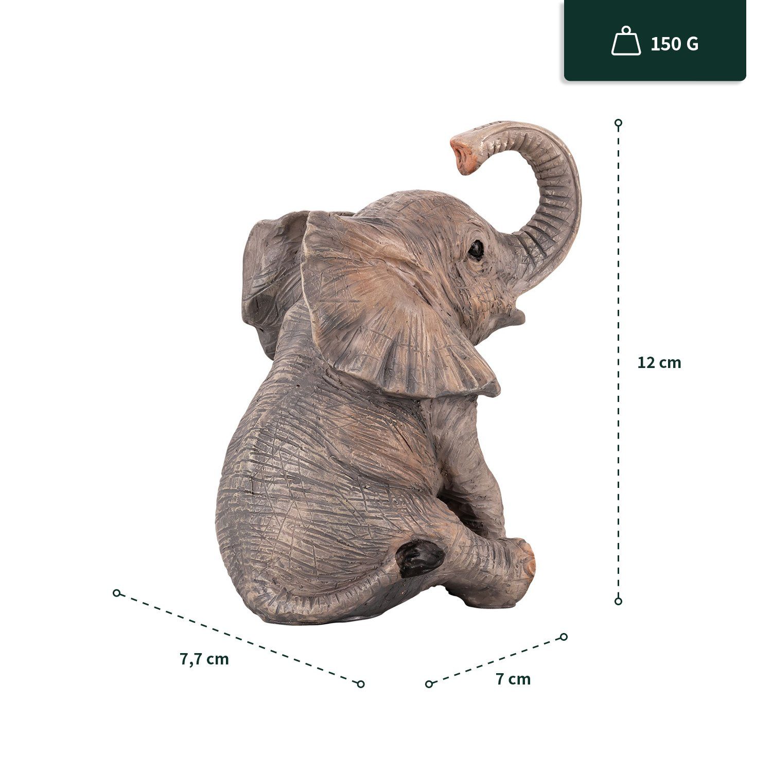 VERDOBA Gartenfigur Safari Gartenfiguren Elefant, Schildkröte günstig online kaufen