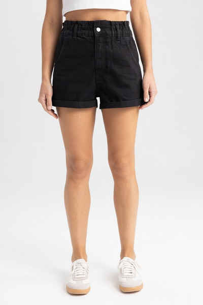 DeFacto Jeansshorts Damen Jeansshorts PAPERBAG